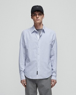 Fit 2 Engineered Oxford Cotton Shirt image number 4