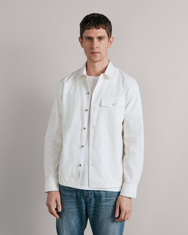 Stanton Peached Cotton Long Sleeve Shirt Jacket image number 1
