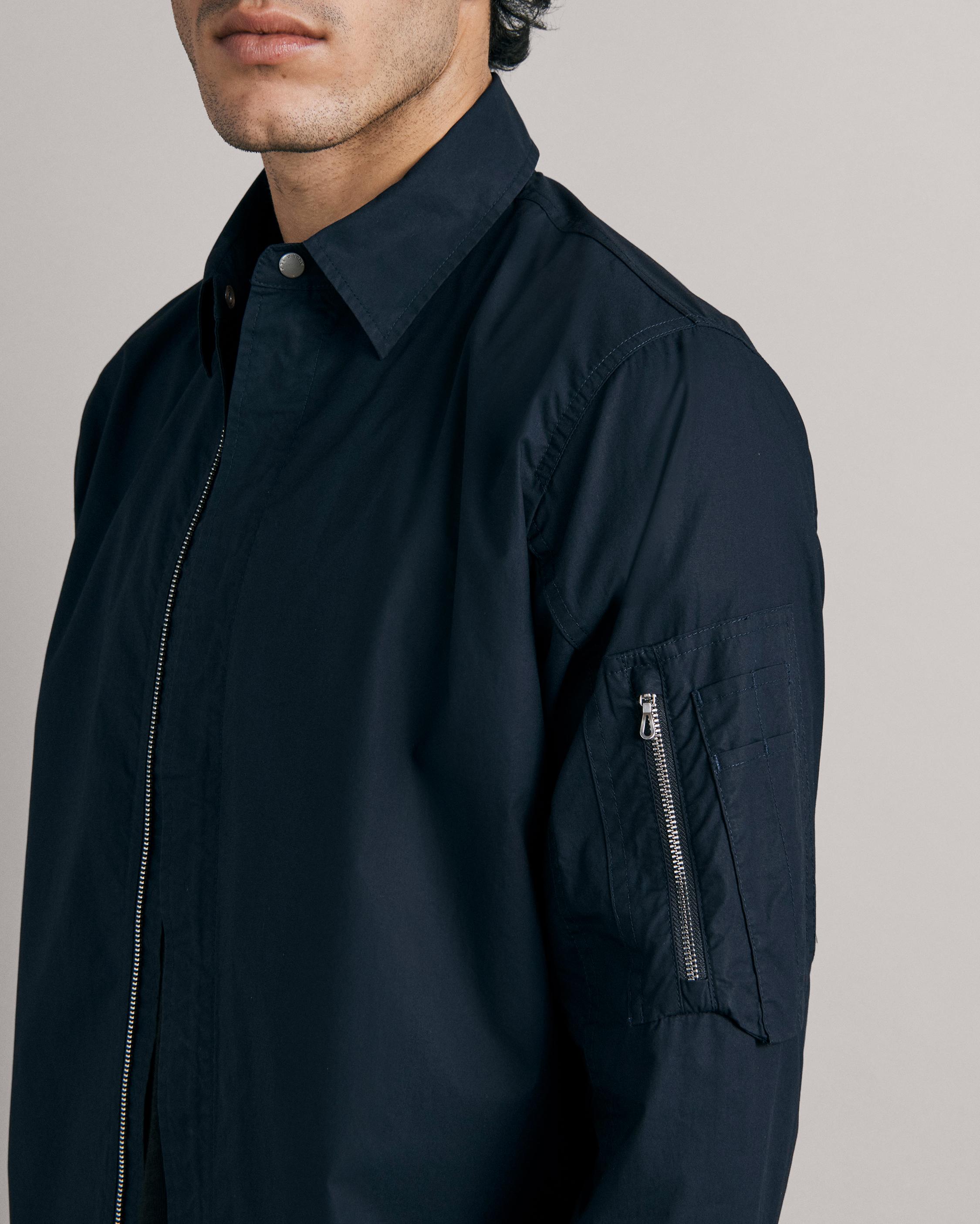 Flight Paper Cotton Shirt Jacket - Parisian Night | rag & bone