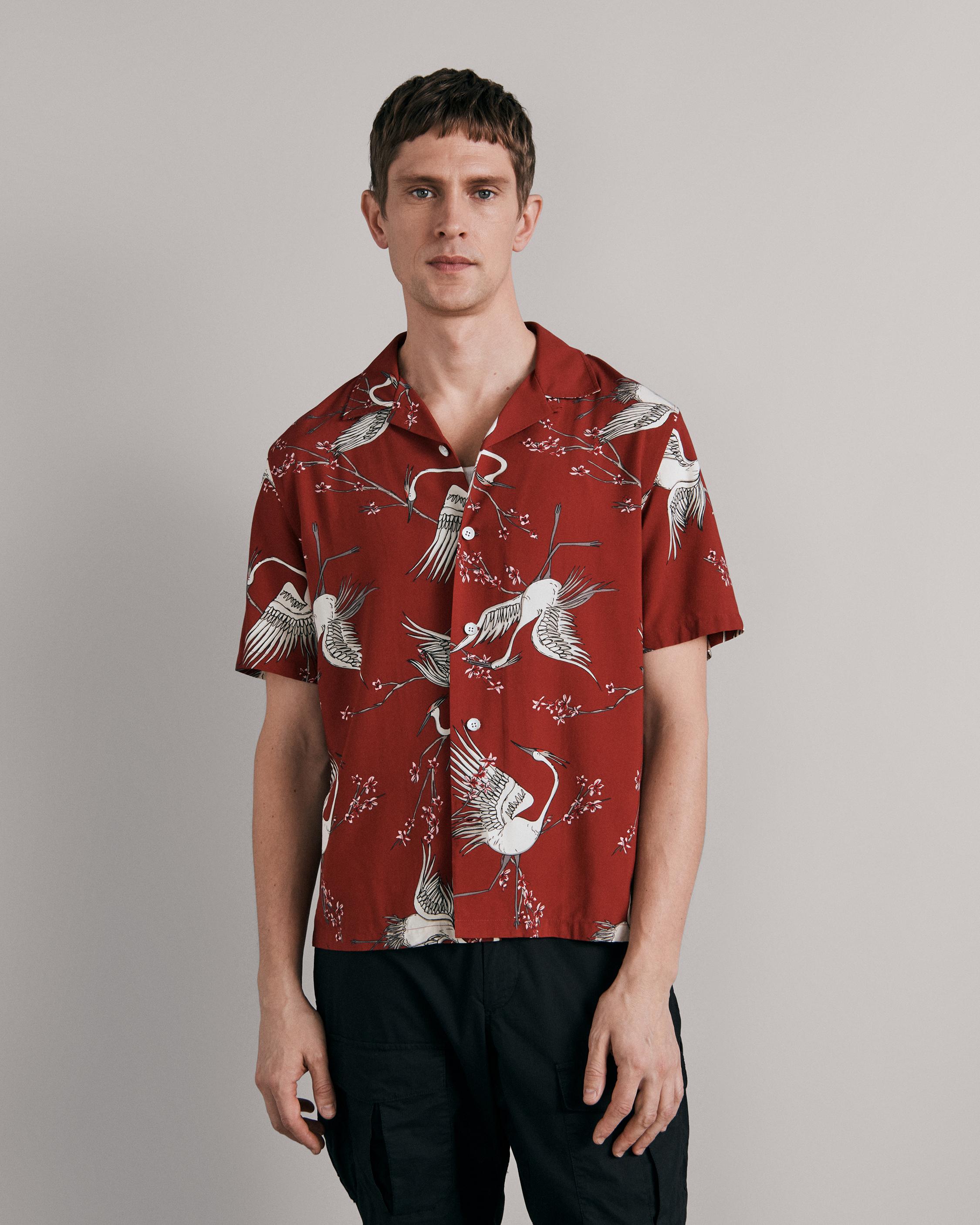 Printed Avery Viscose Shirt | rag & bone