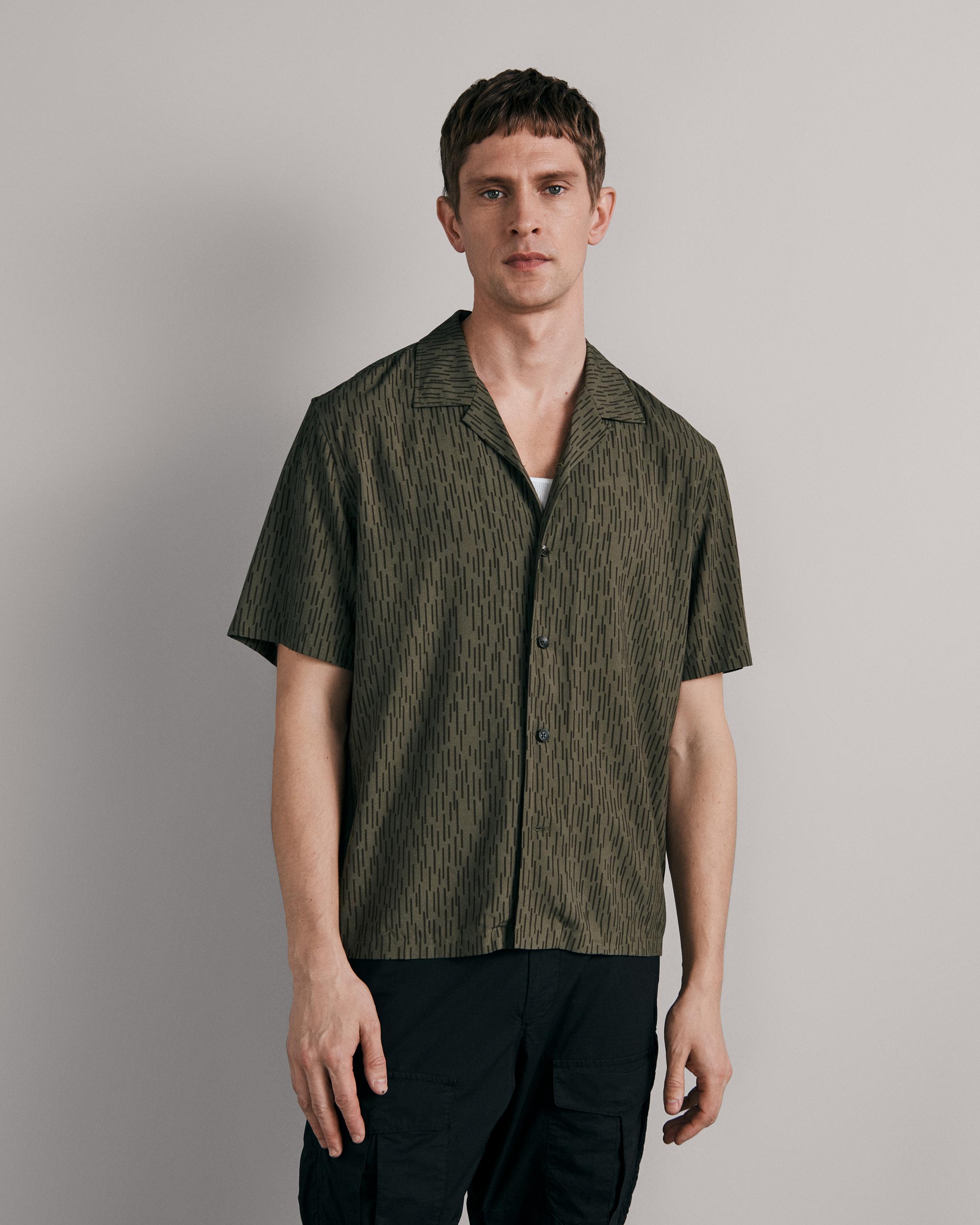 Avery Camo Viscose Shirt