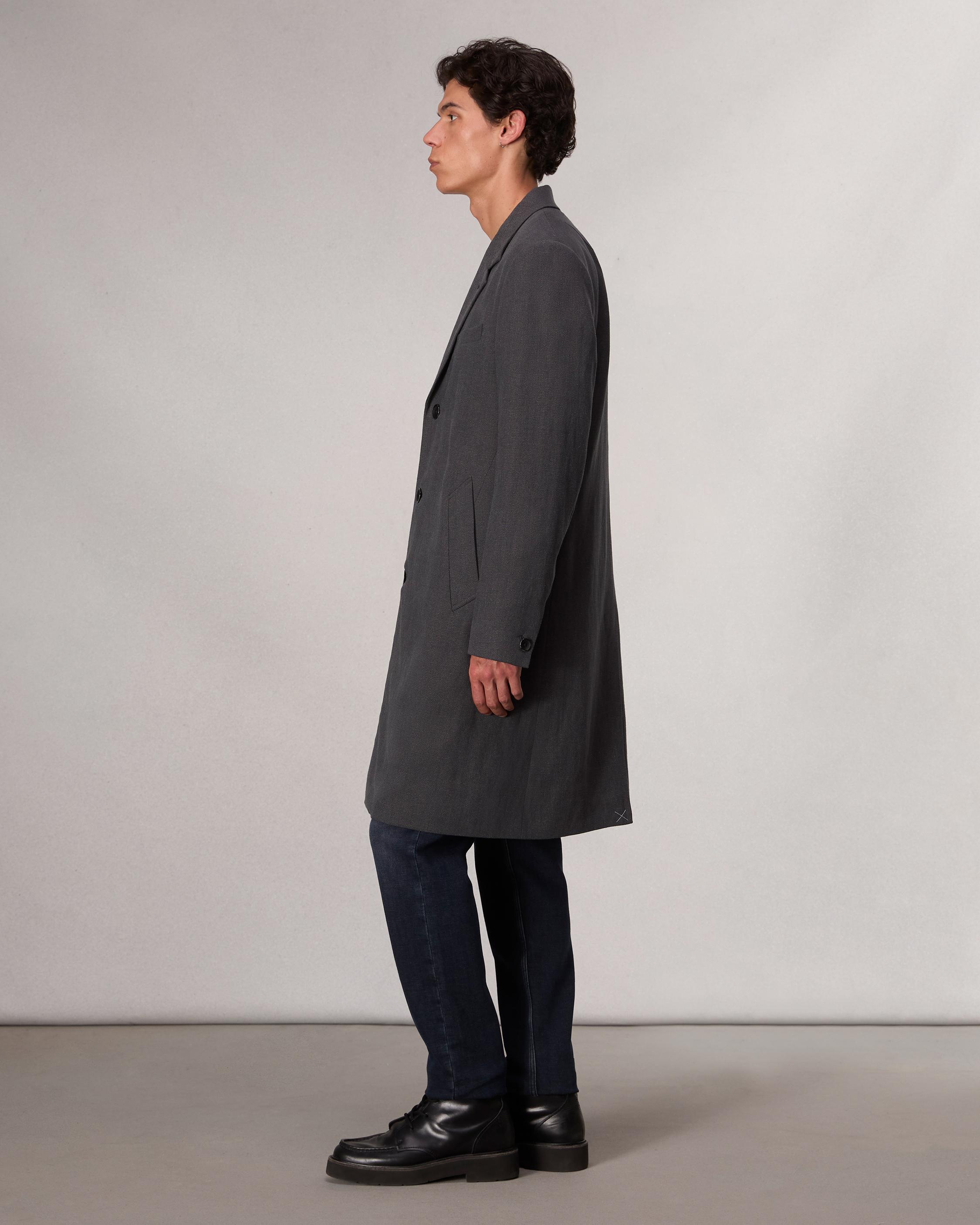 Lance Wool-Linen Topcoat image number 4