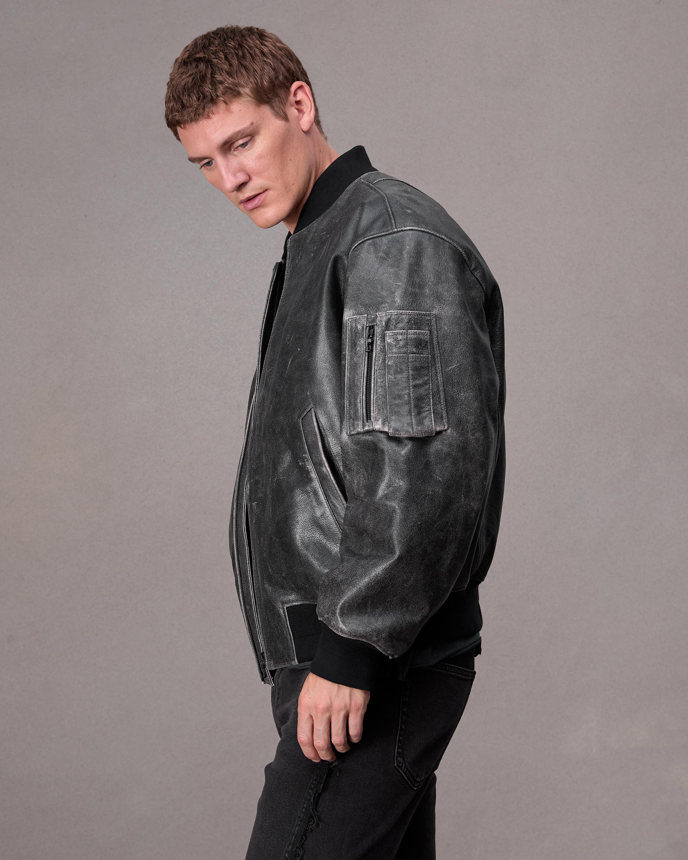 Manston Leather Bomber image number 4