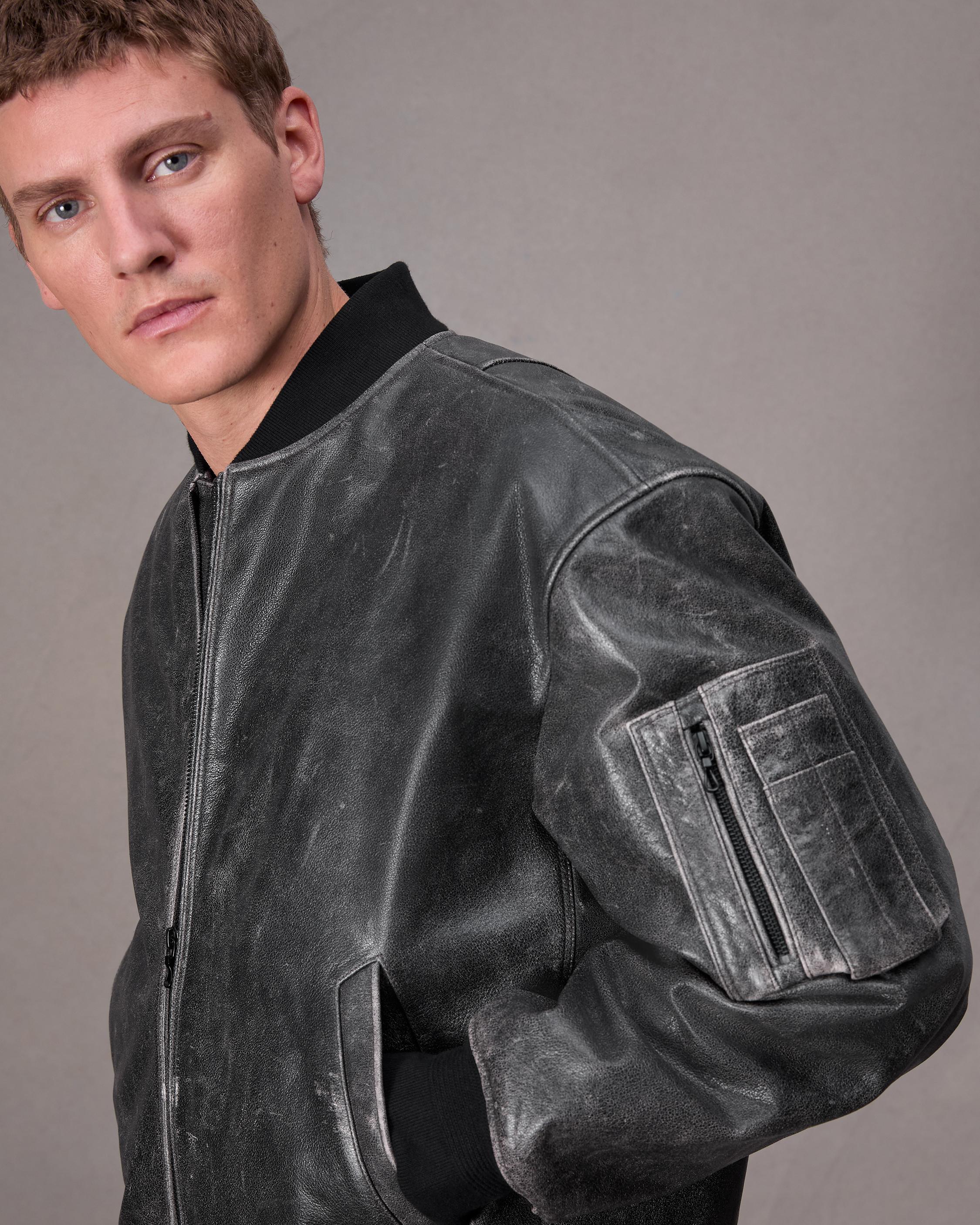 Manston Leather Bomber image number 6