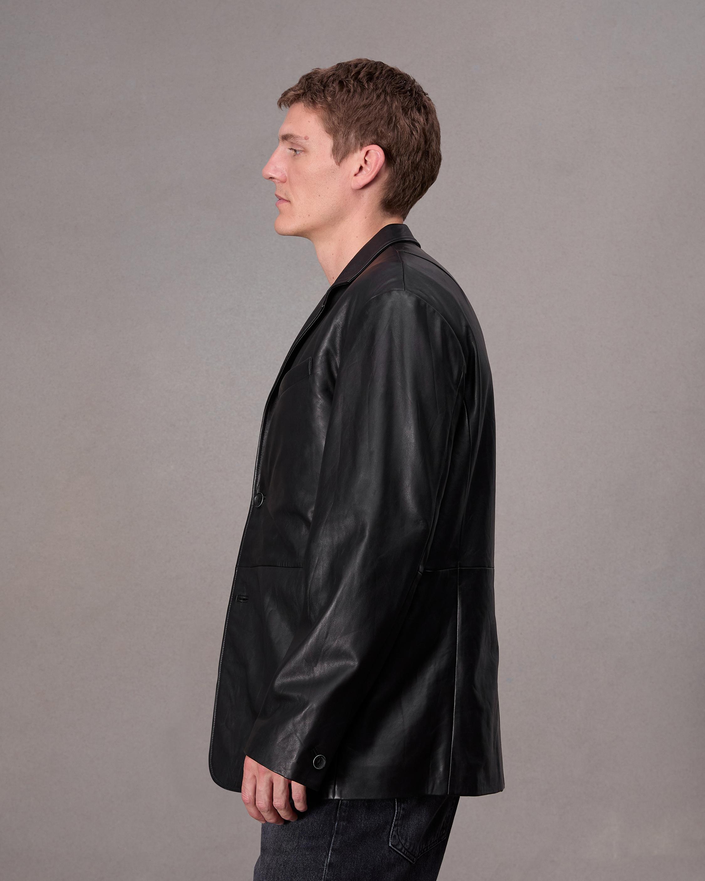 Shift Leather Blazer image number 4