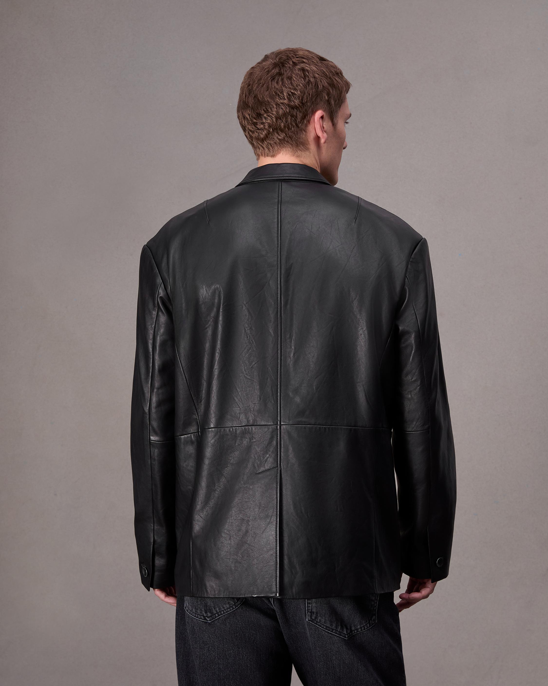 Shift Leather Blazer image number 5