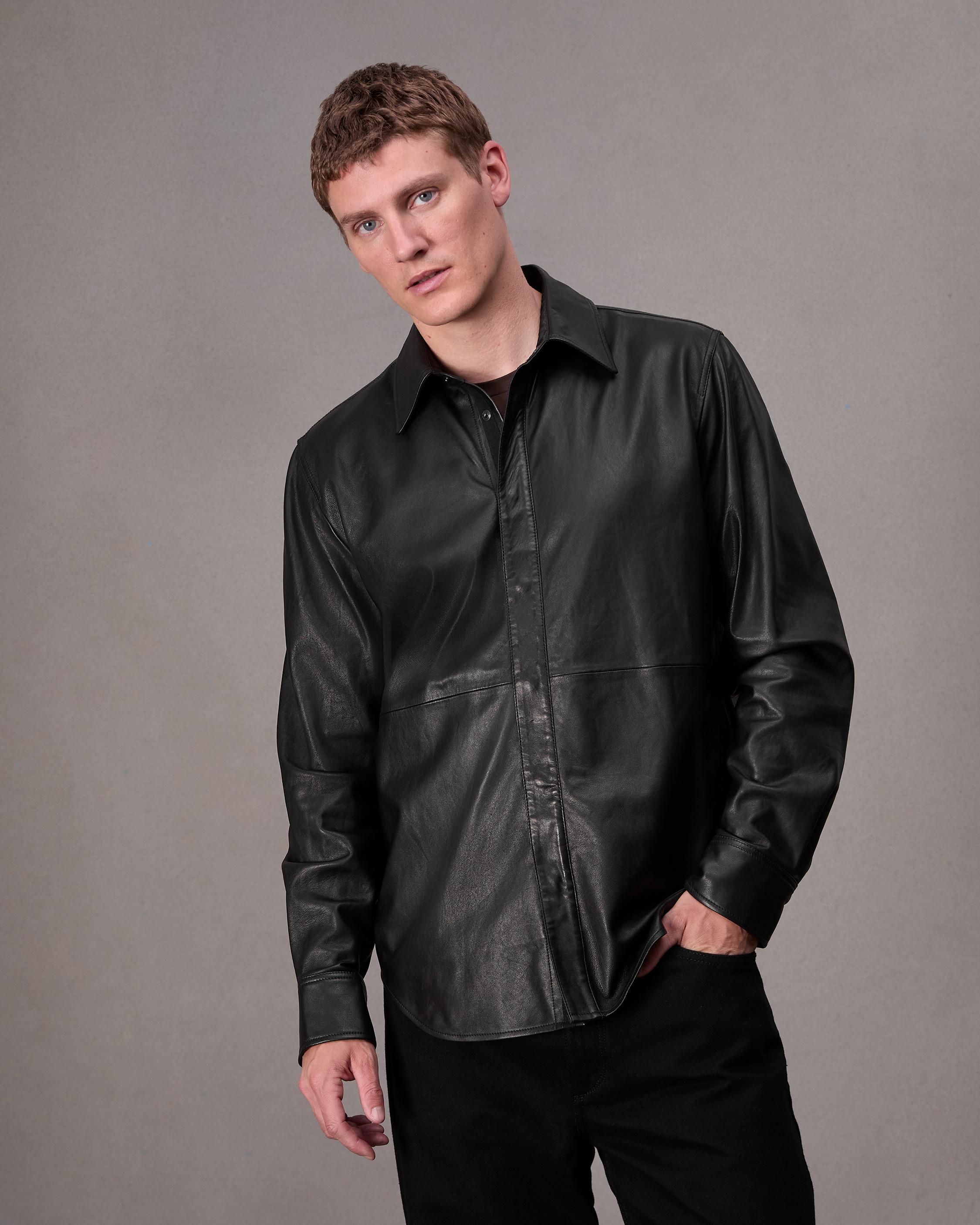 Jonas Leather Shirt image number 1