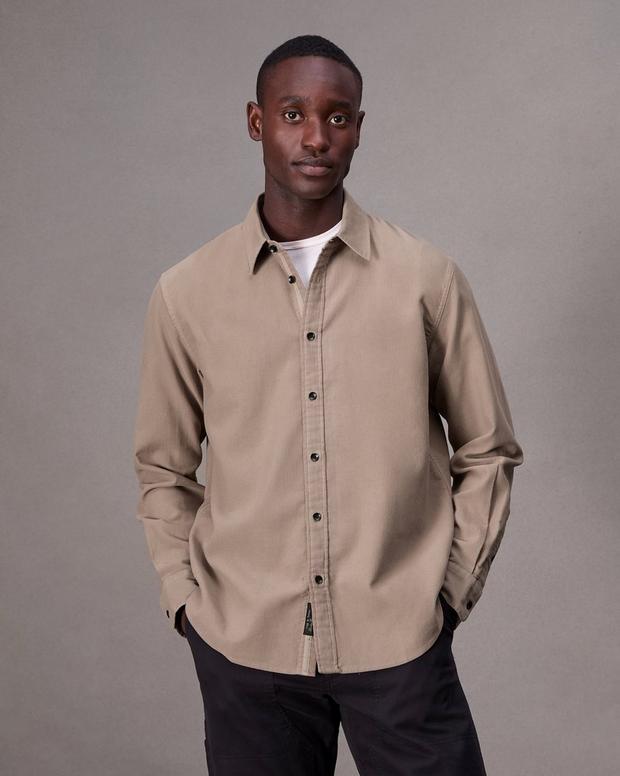 Finch Corduroy Shirt - Black | rag & bone Finch Corduroy Shirt - Black | rag & bone