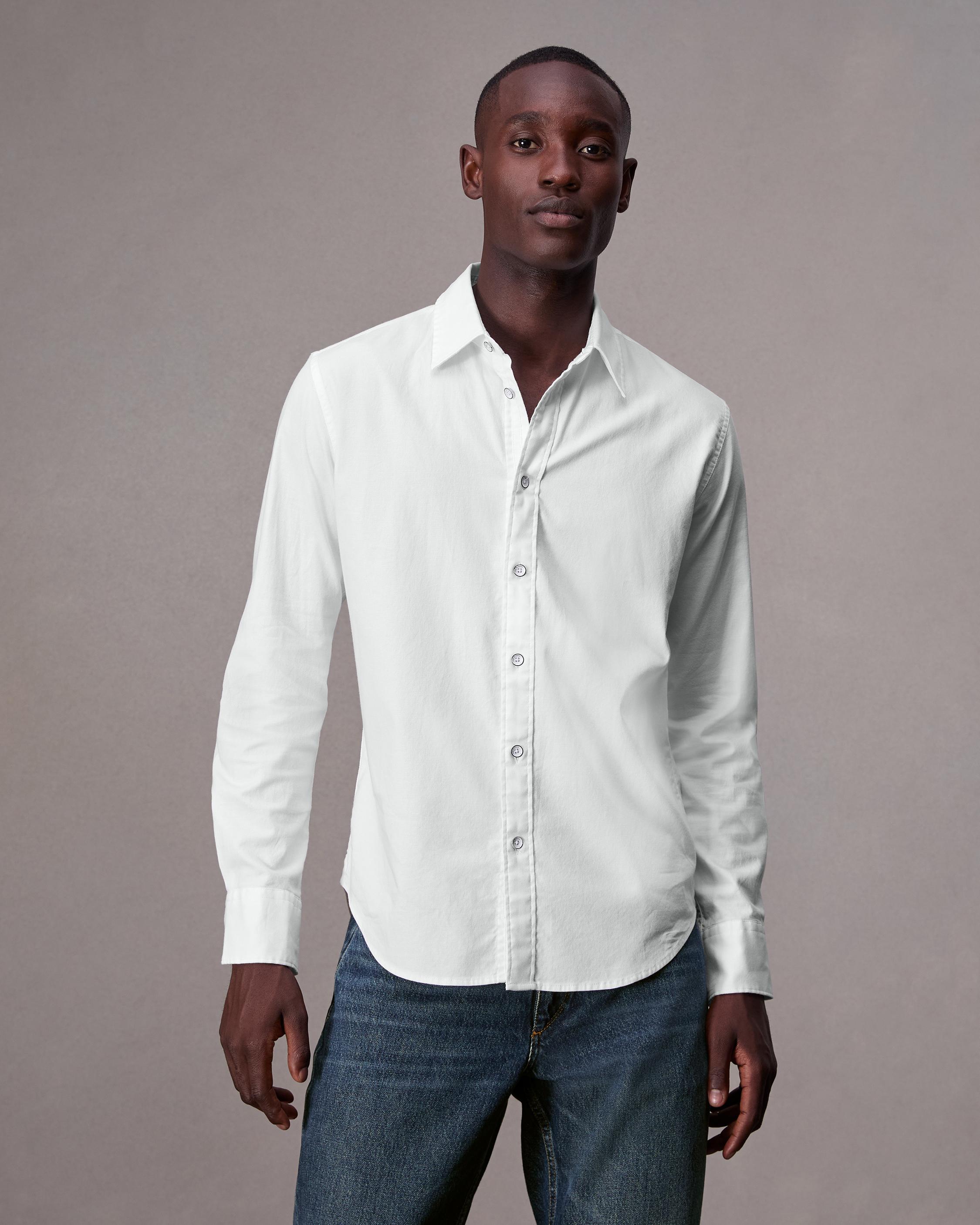 Tomlin CottonBlend Shirt White rag & bone