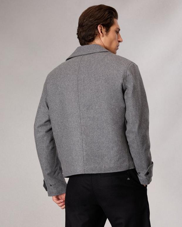 Eddy Wool-Blend Jacket - Mid Charcoal | rag & bone Eddy Wool-Blend Jacket - Mid Charcoal | rag & bone