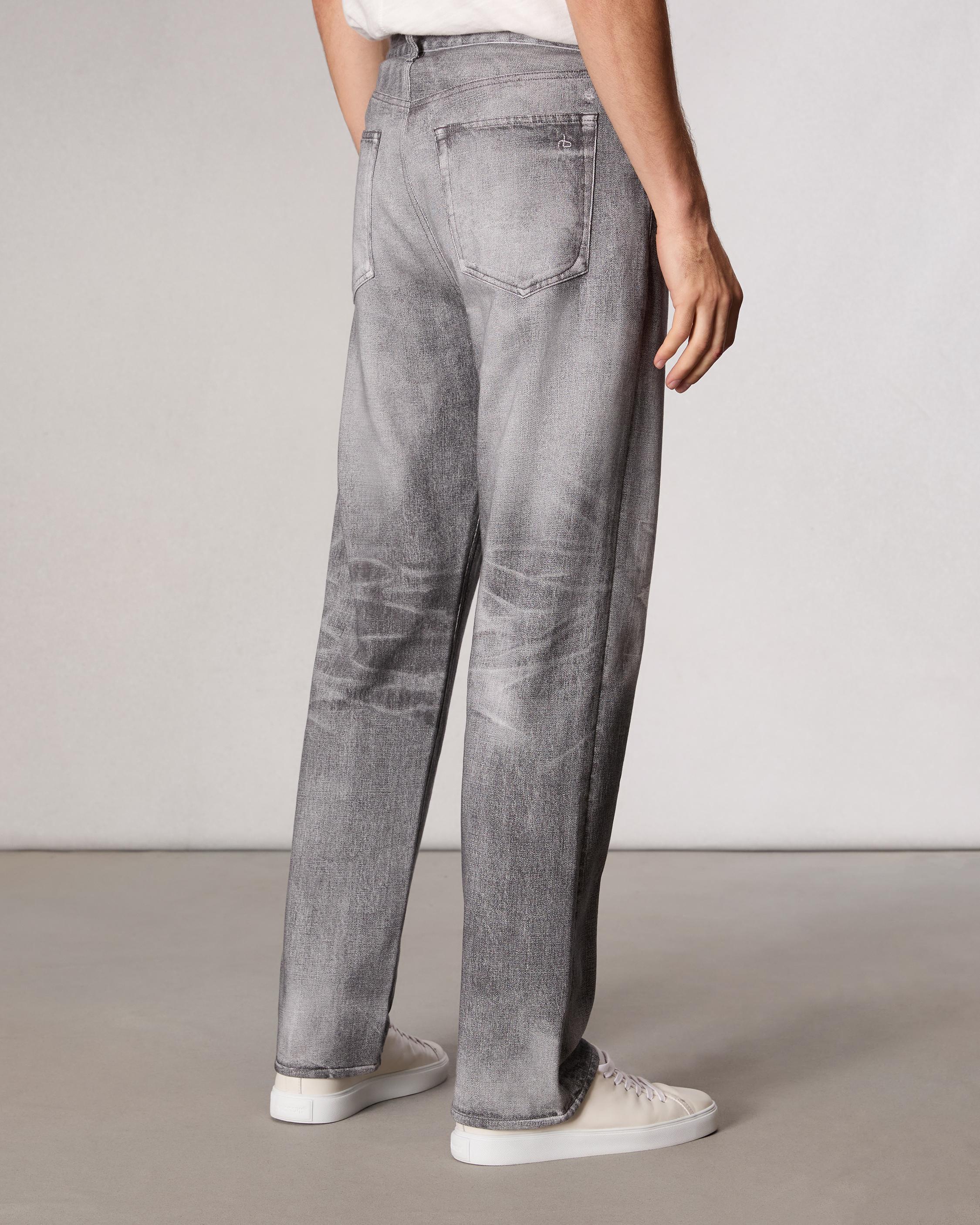 rbMIRAMAR Fleece Fit 4 Pant Greyscale rag & bone