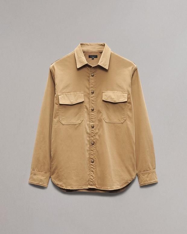 Sateen CPO Shirt Jacket - Dark Army | rag & bone Sateen CPO Shirt Jacket - Dark Army | rag & bone