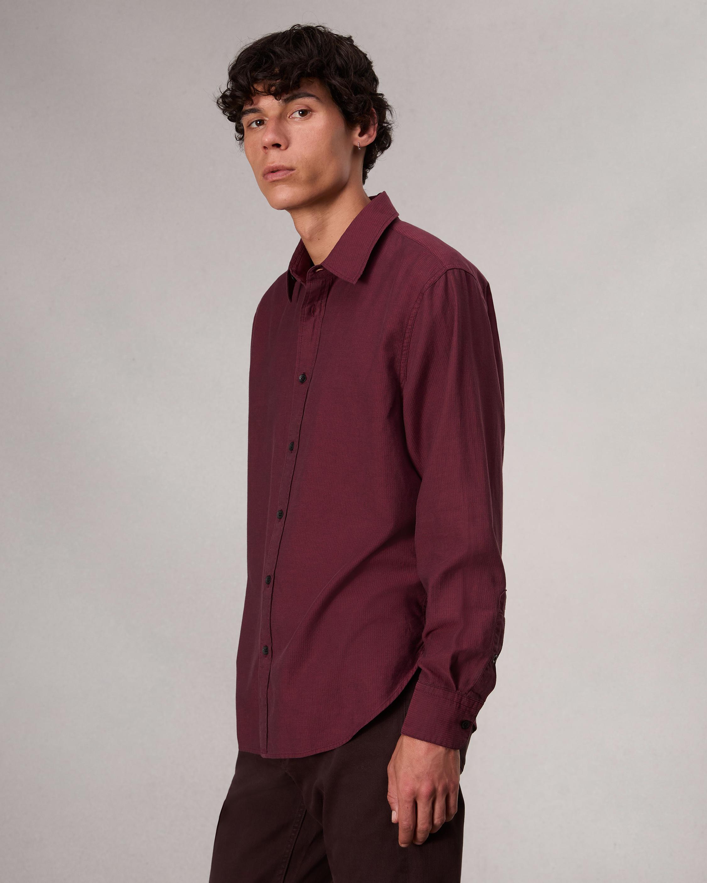 Finch Textured Striped Shirt image number 4