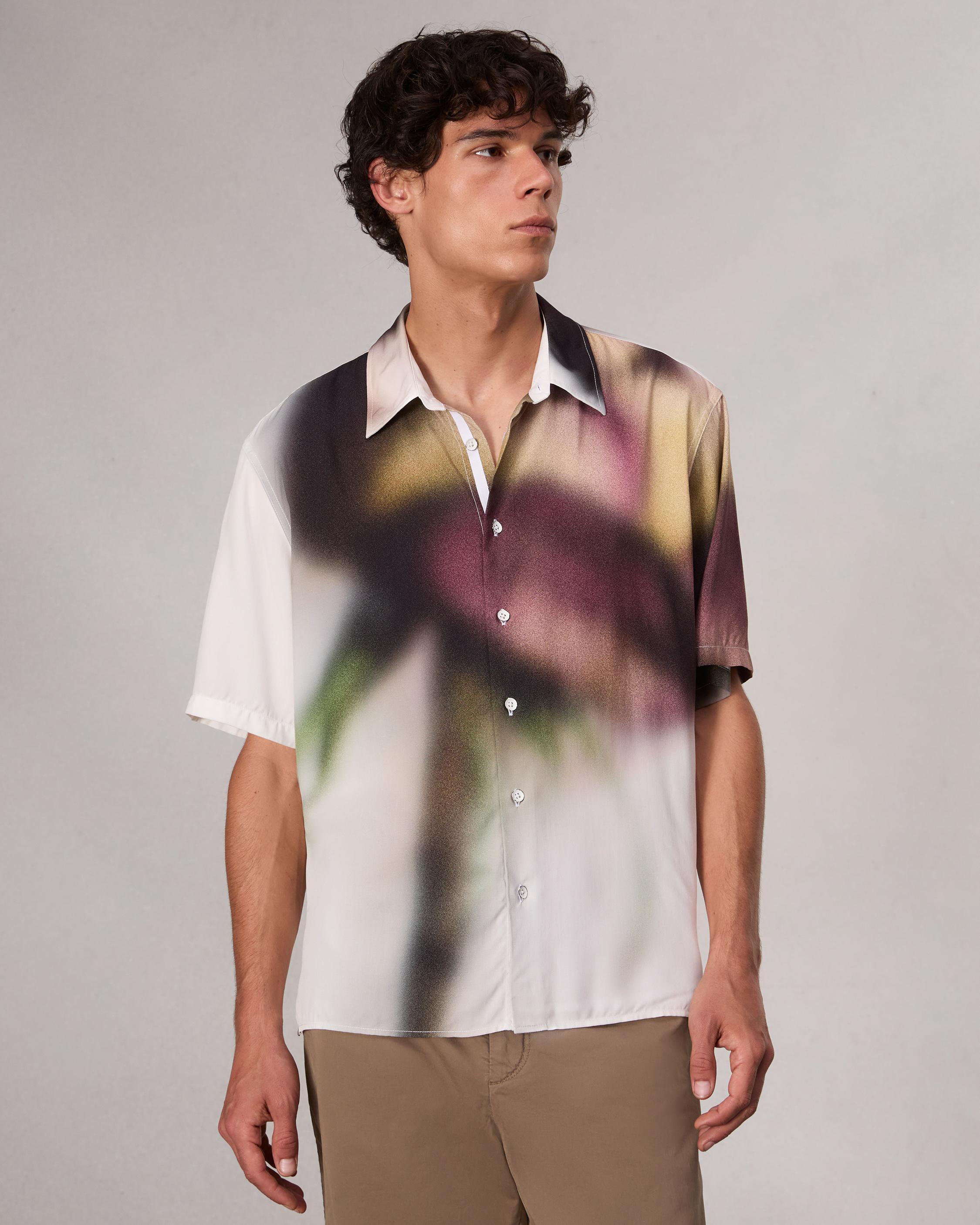 Dalton Rose-Print Shirt image number 1