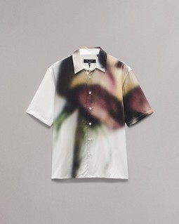 Dalton Rose-Print Shirt - White Red Rose | rag & bone Dalton Rose-Print Shirt - White Red Rose | rag & bone