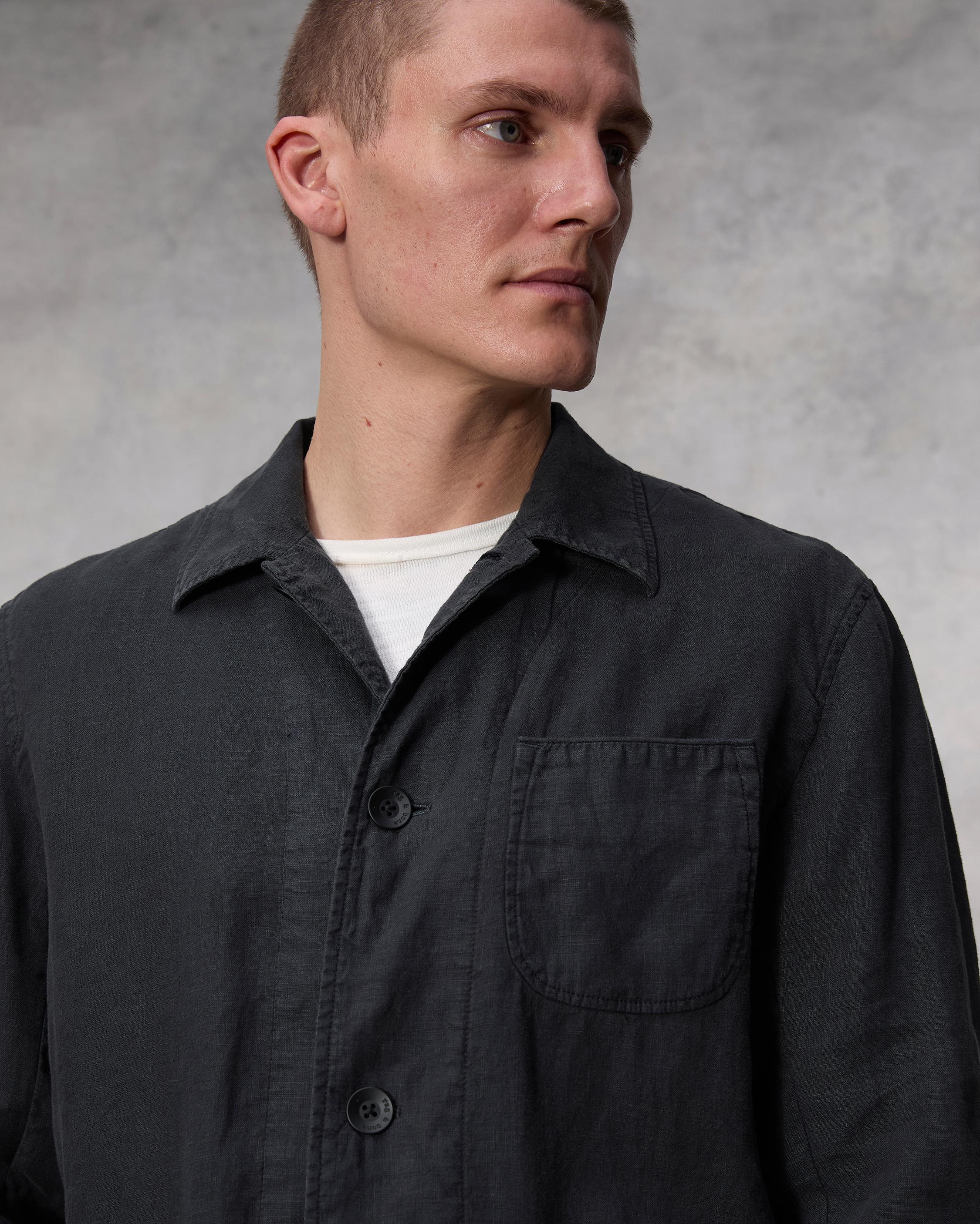 Evan Linen Chore Jacket image number 6