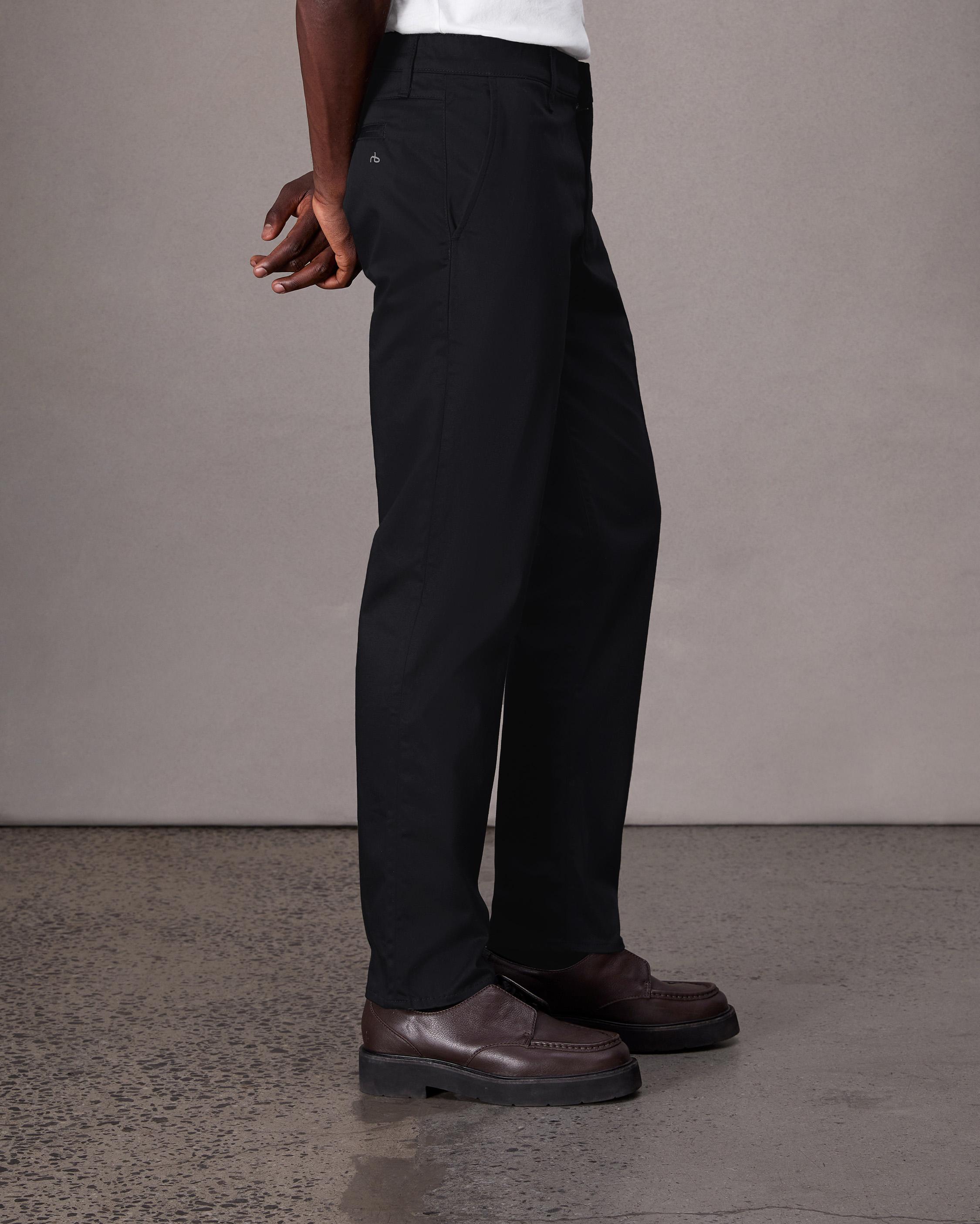Standard Cotton Chino Trousers (black) | OVY
