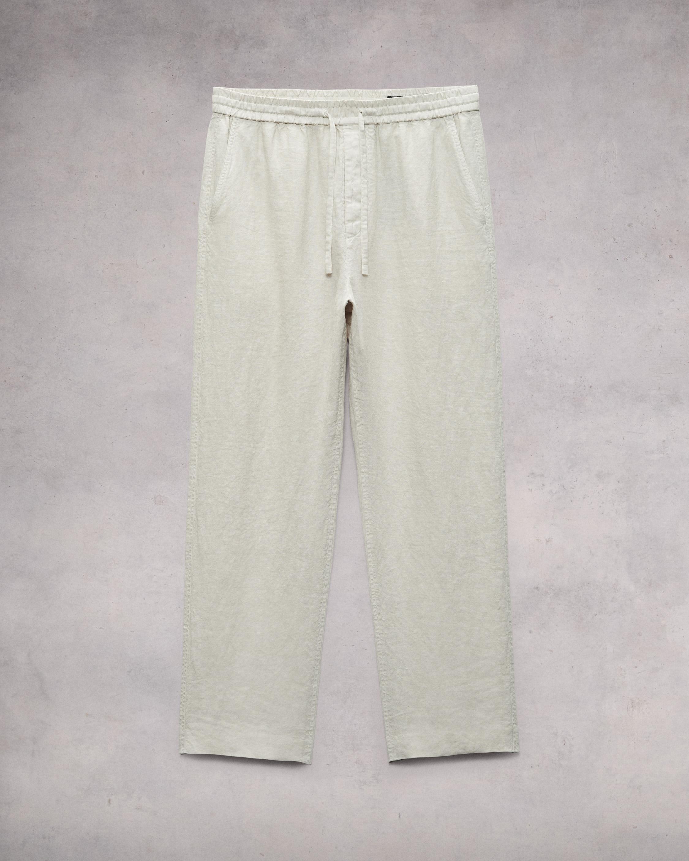 Bonpoint Darcy cotton-linen trousers - Grey