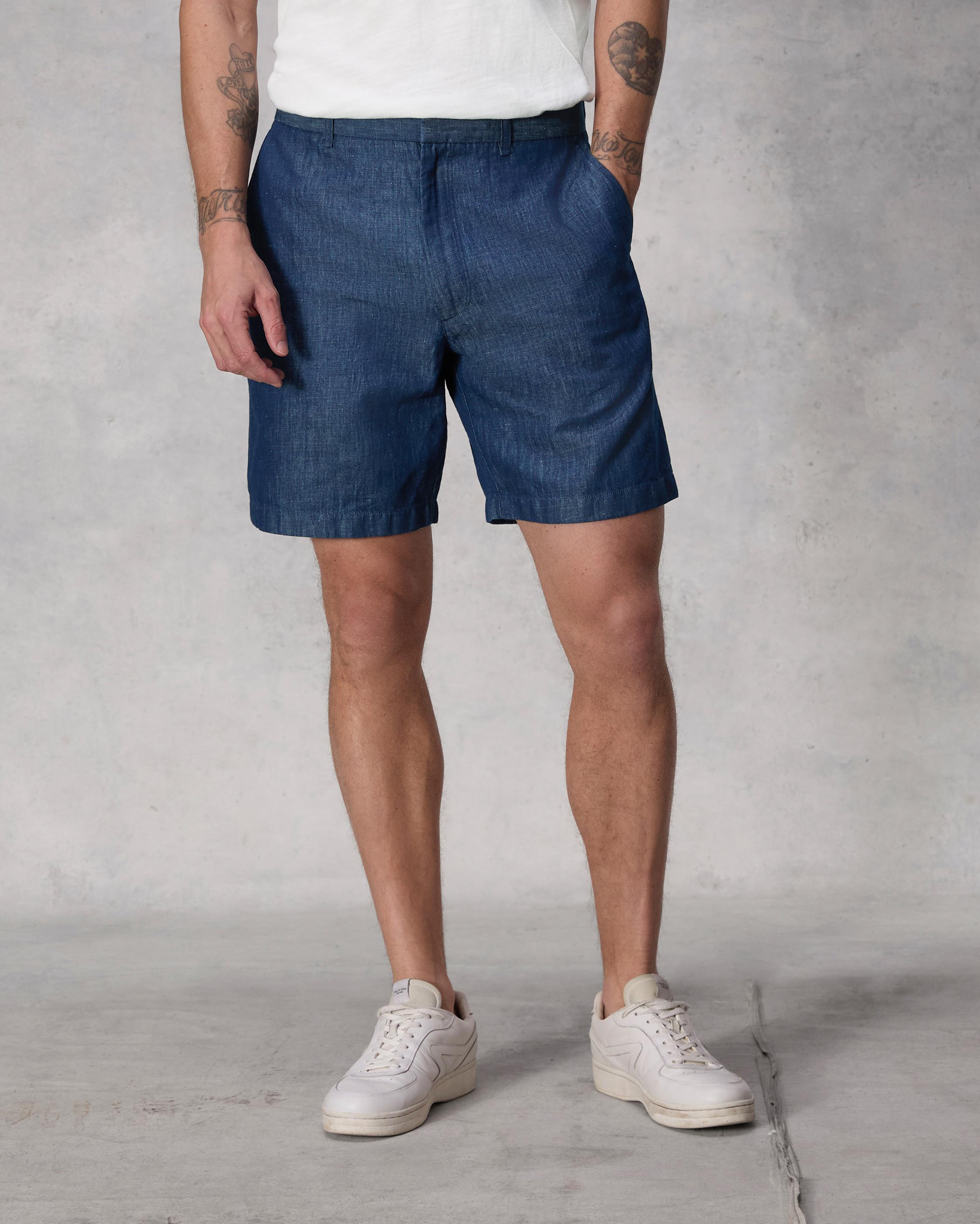 Elliot Denim Linen Short image number 5