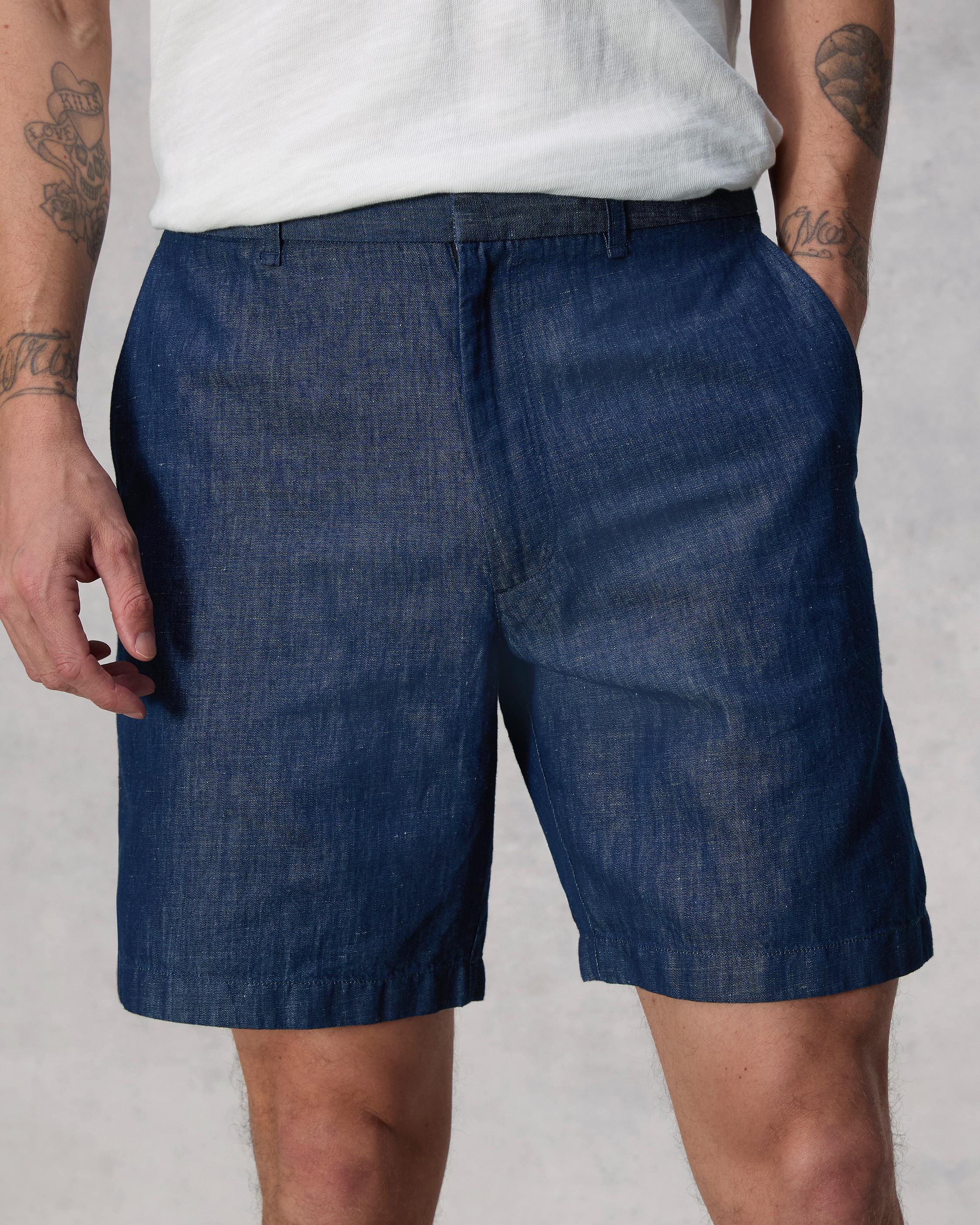 Elliot Denim Linen Short image number 6