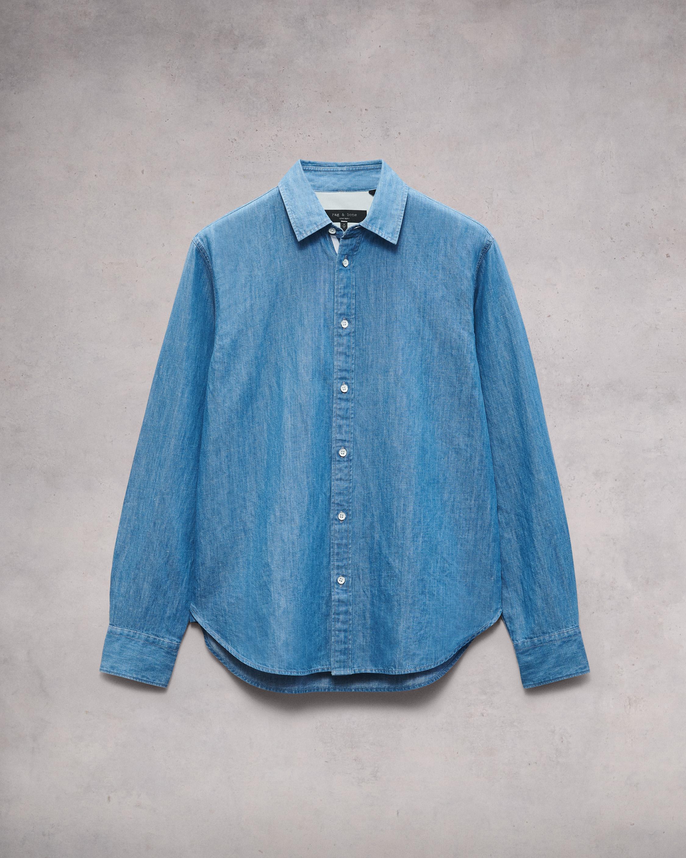 Finch Linen Denim Shirt image number 2