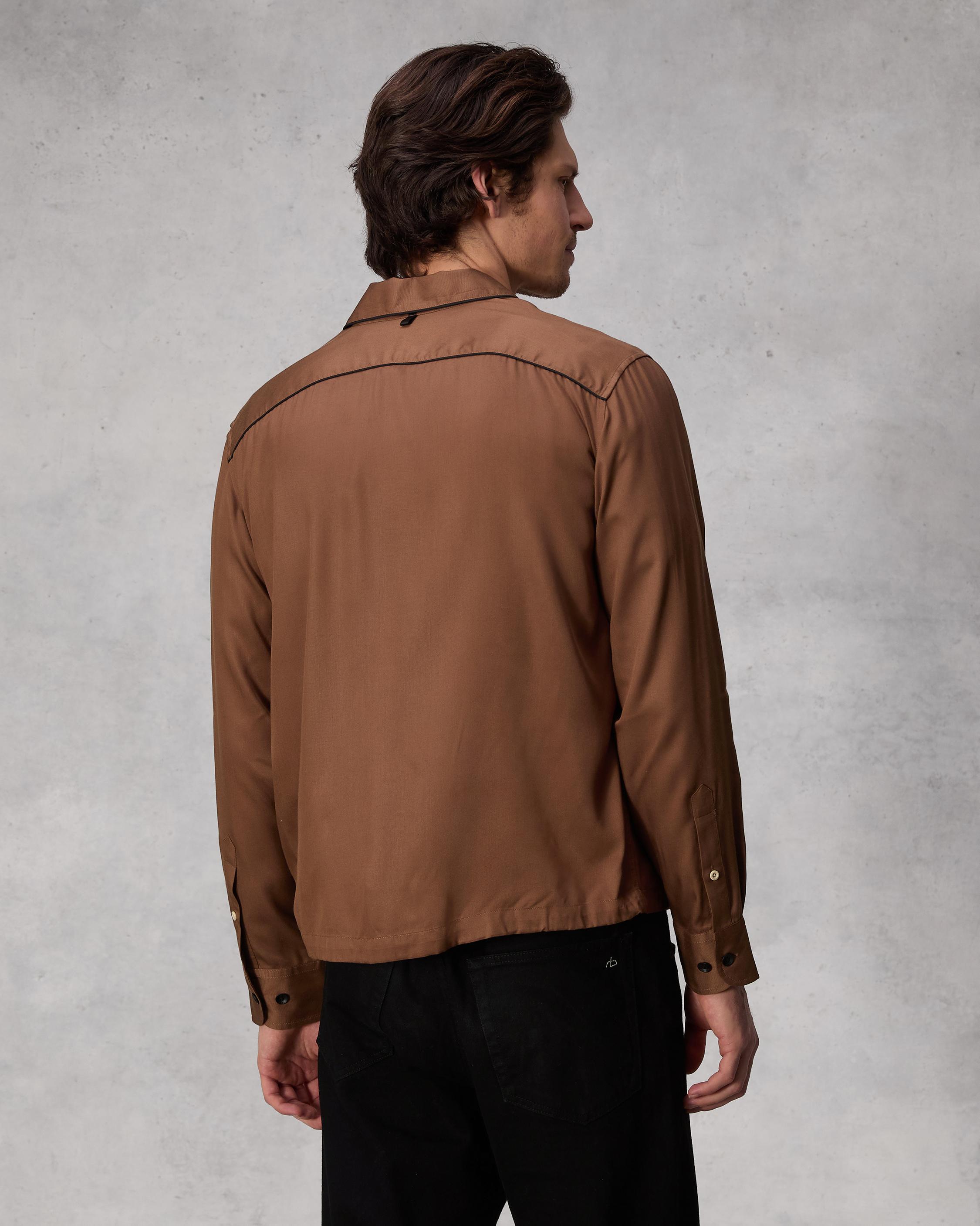 Blouson Viscose Zip Shirt image number 5