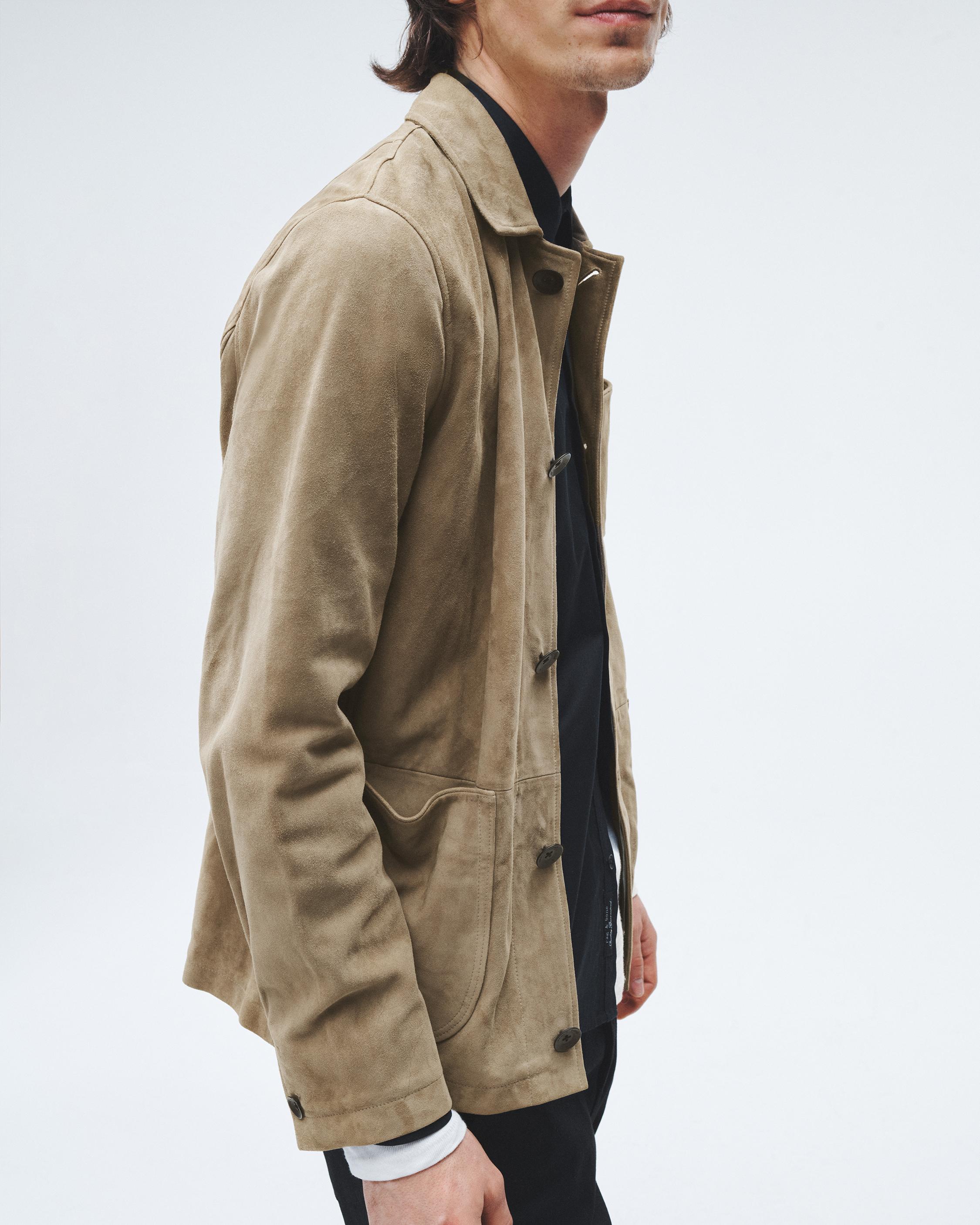 Evan Suede Chore Jacket image number 3