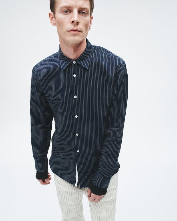 Gus Striped Double Gauze Shirt image number 1