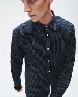 Gus Striped Double Gauze Shirt image number 5