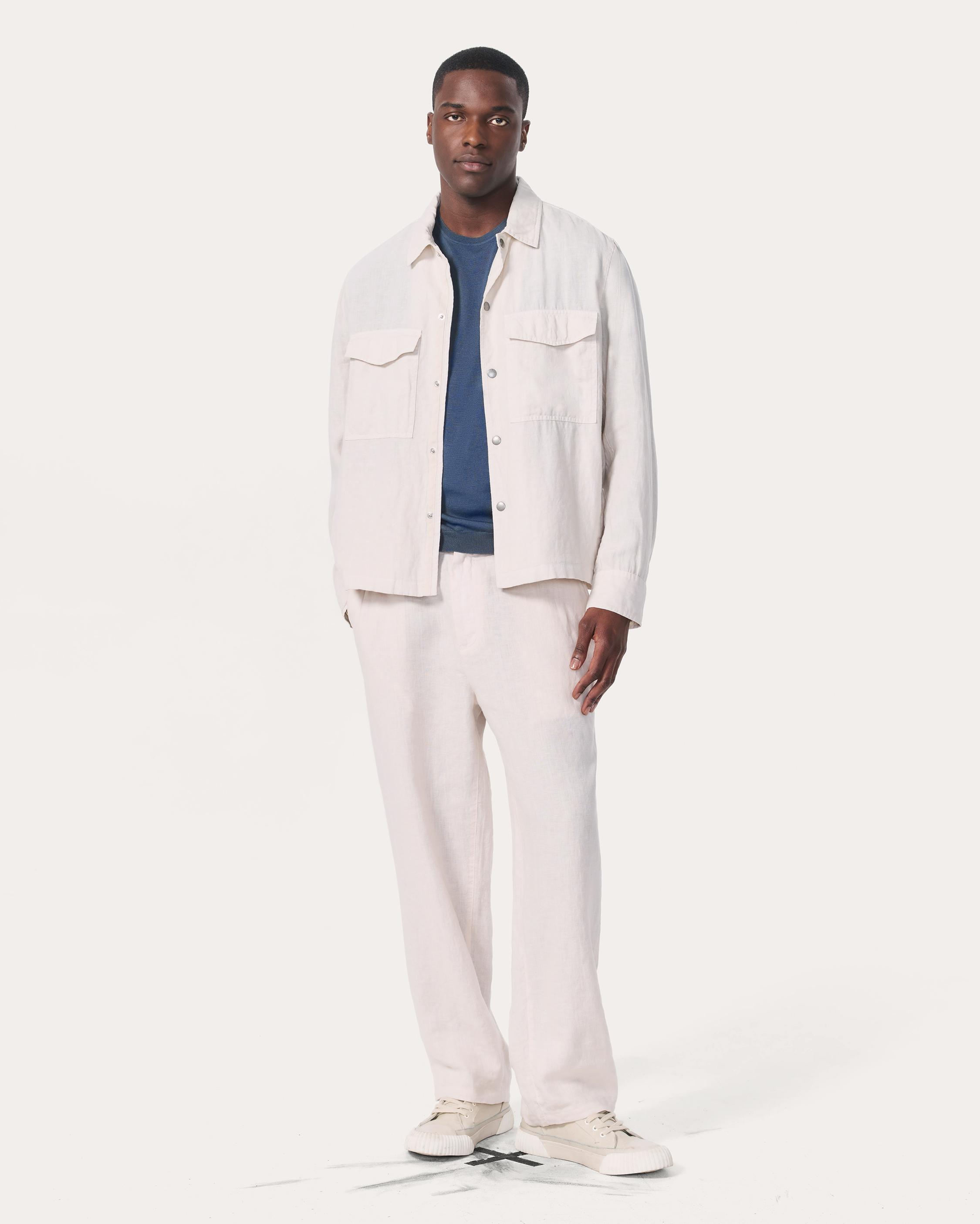 Angus Linen Shirt Jacket image number 3