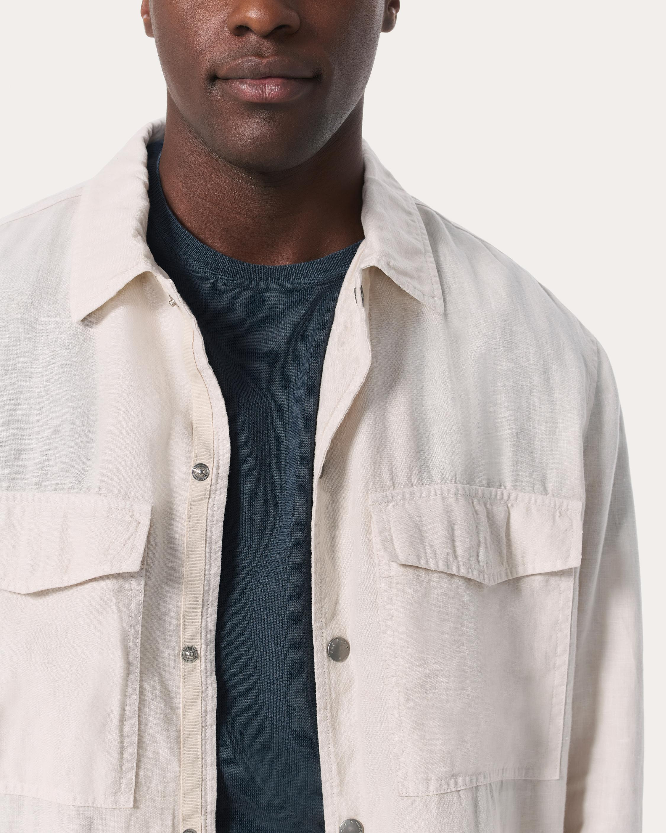 Angus Linen Shirt Jacket image number 4