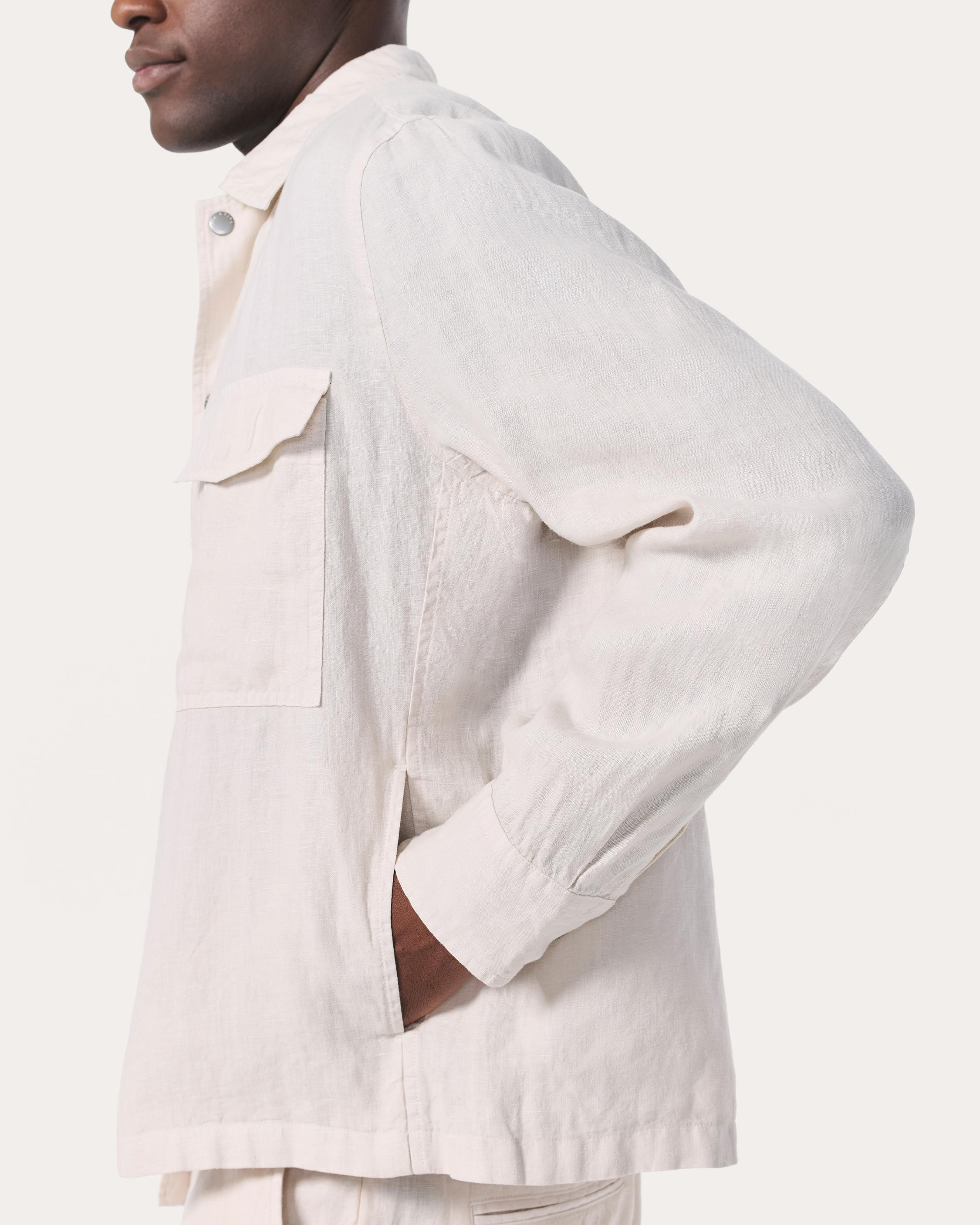 Angus Linen Shirt Jacket image number 5