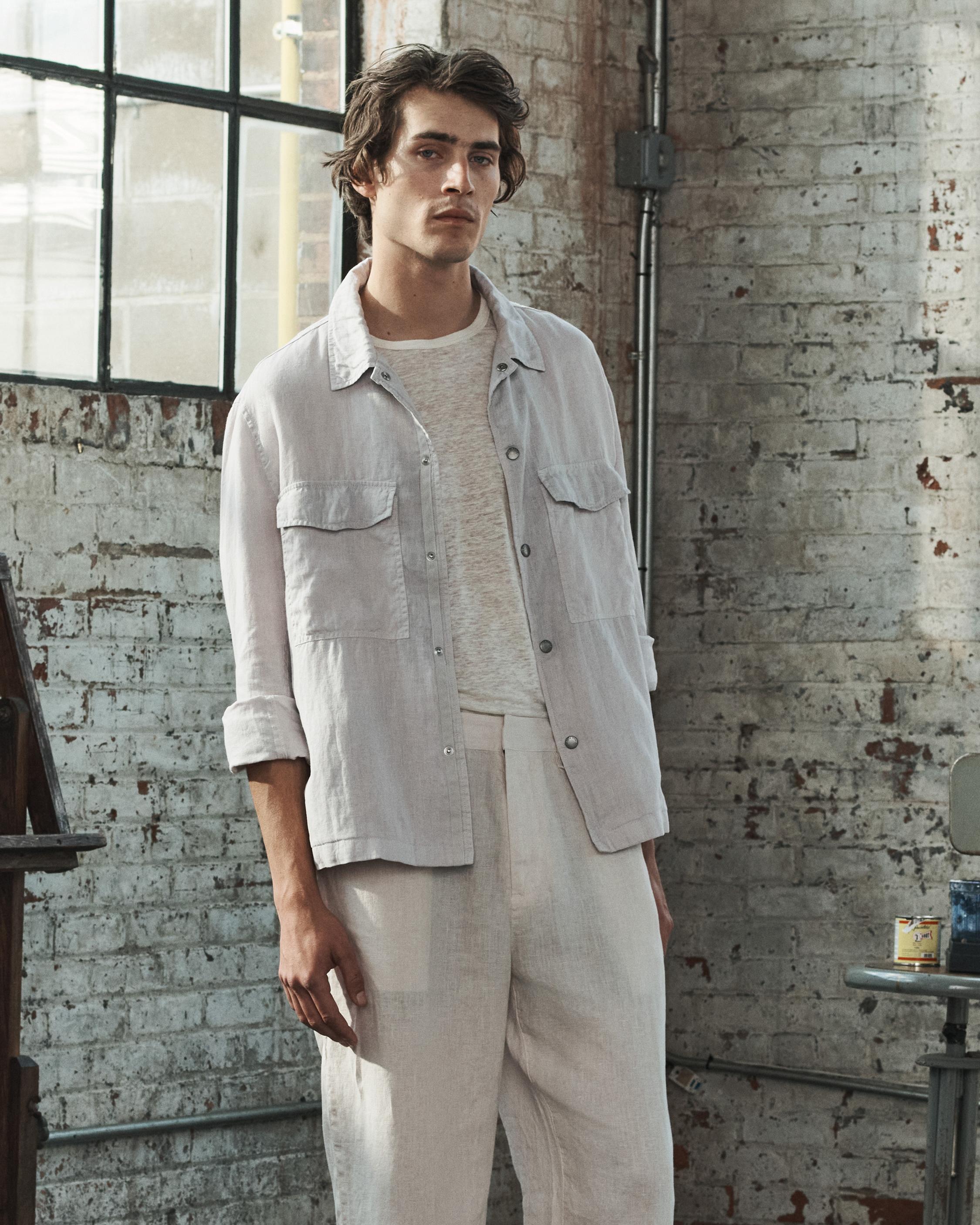 Angus Linen Shirt Jacket image number 7