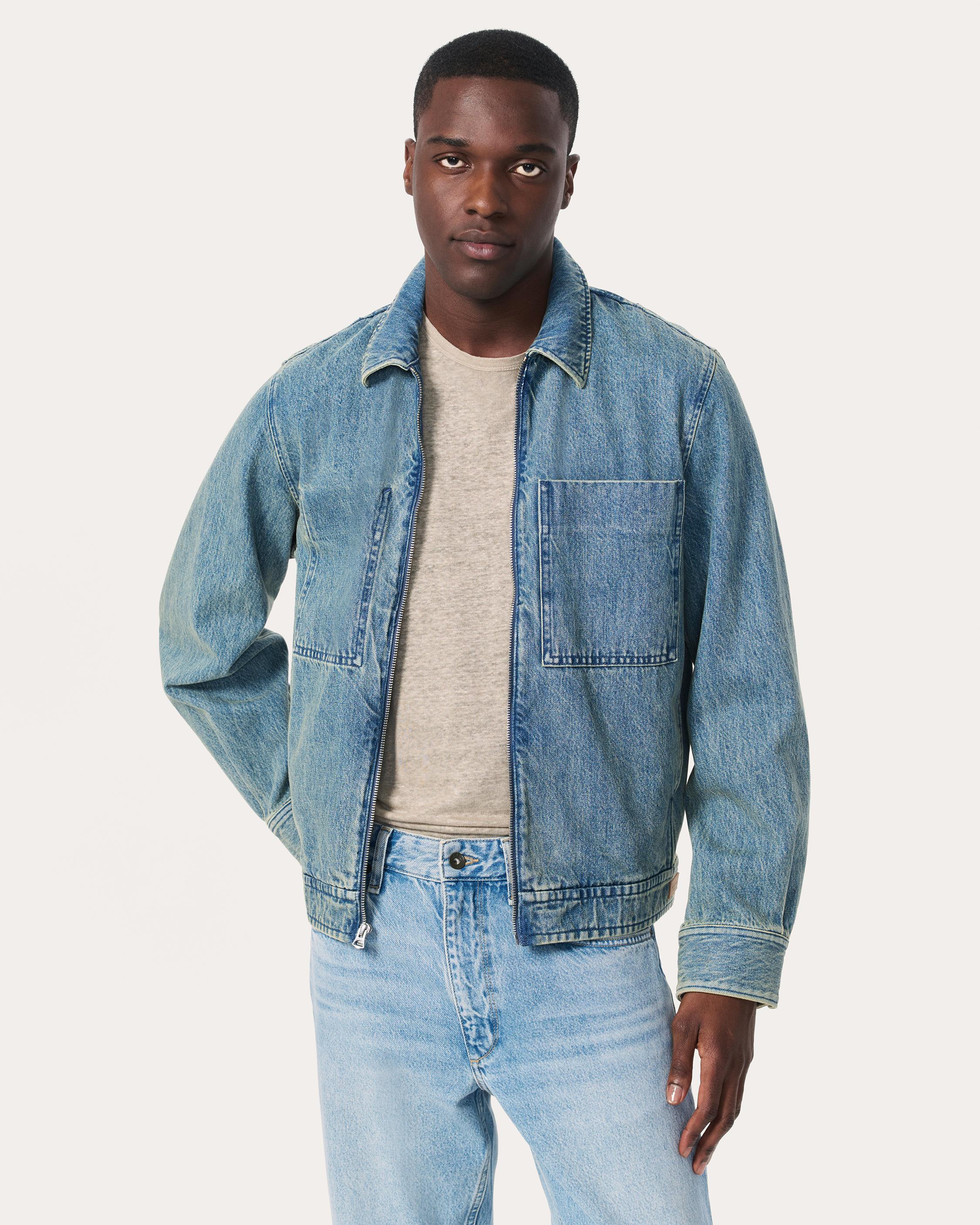Simon Denim Garage Jacket - Ecru | rag & bone