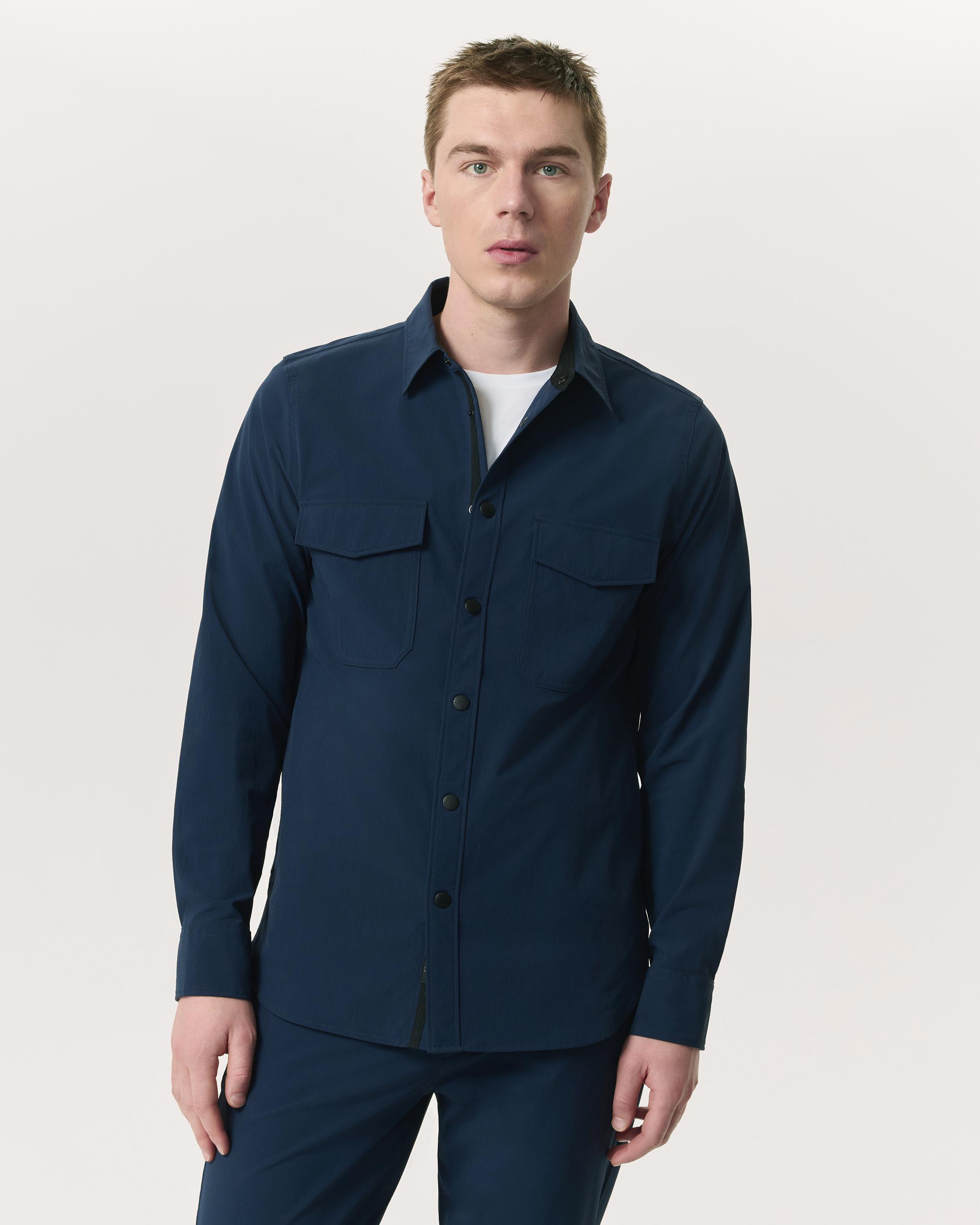 Stretch Nylon CPO Overshirt image number 1