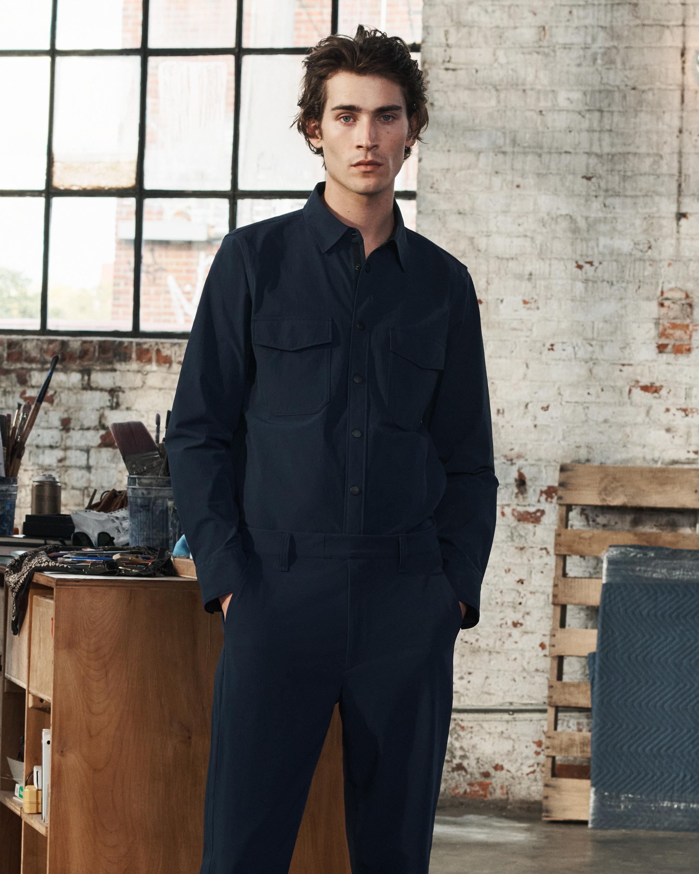 Stretch Nylon CPO Overshirt image number 7