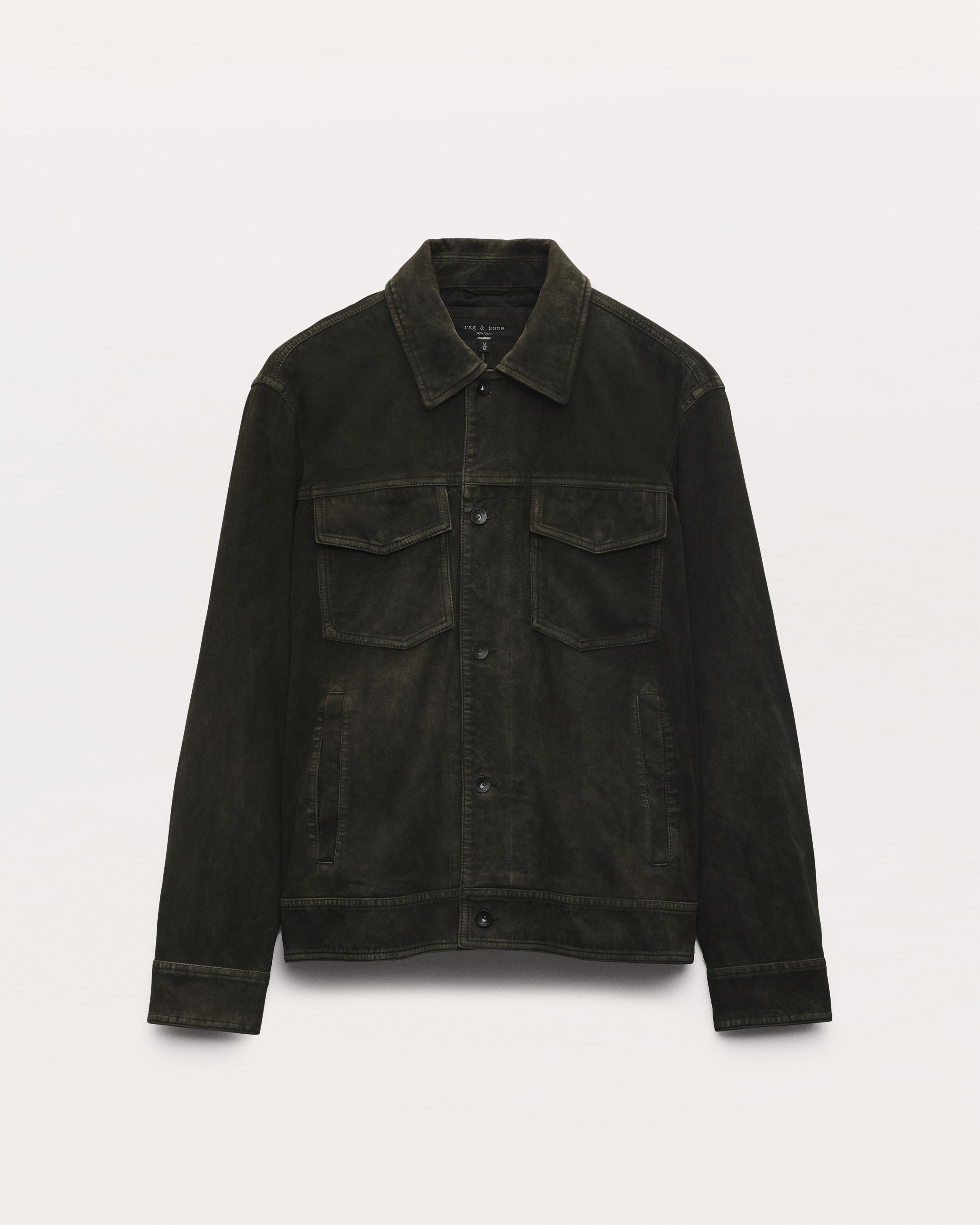 rb Suede Trucker Jacket image number 2
