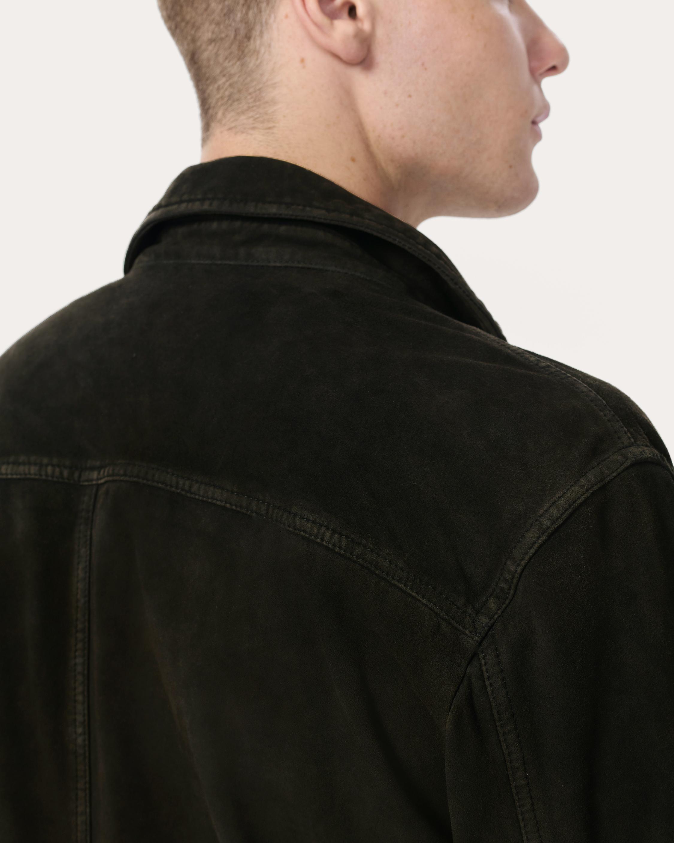 rb Suede Trucker Jacket image number 5