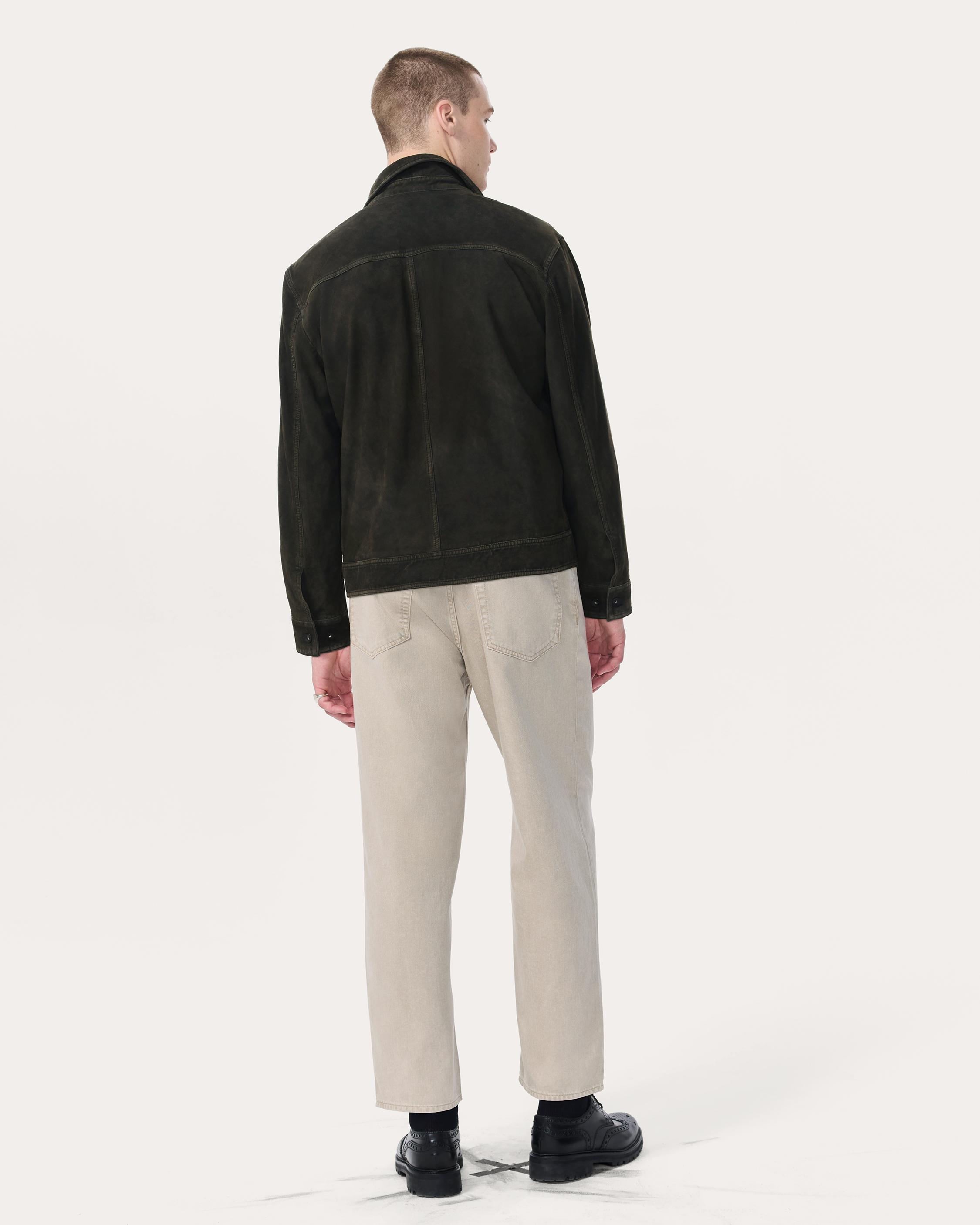 rb Suede Trucker Jacket image number 6