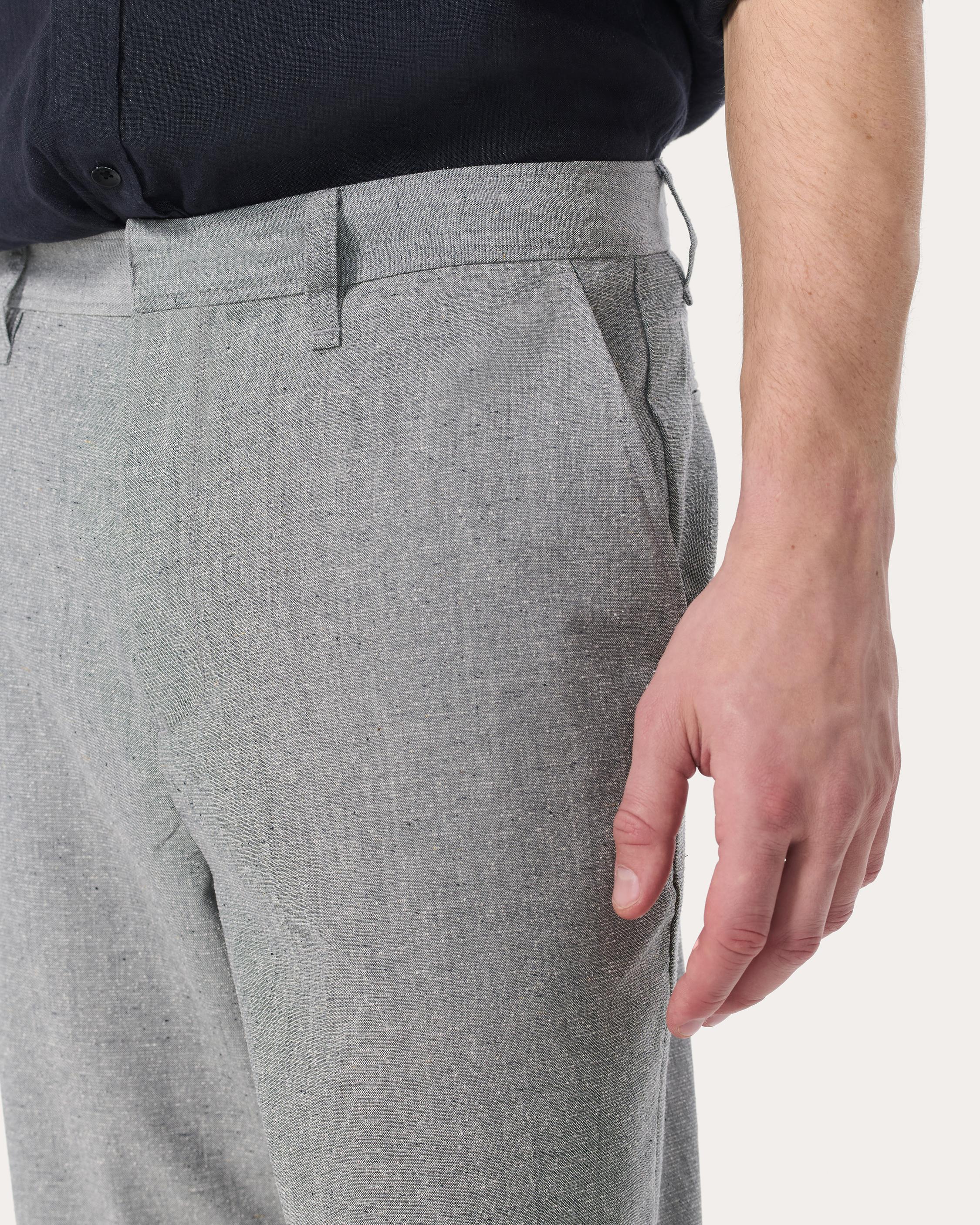 Baggy Wool-Blend Trousers image number 4