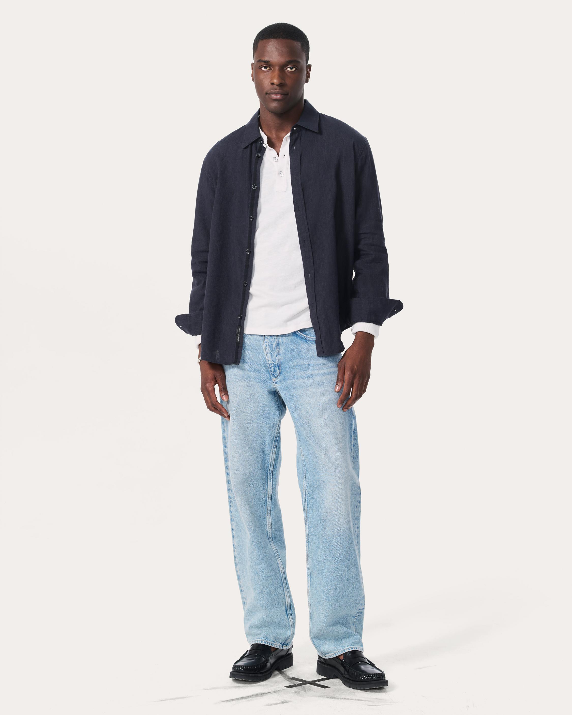 Finch Linen-Blend Shirt image number 3