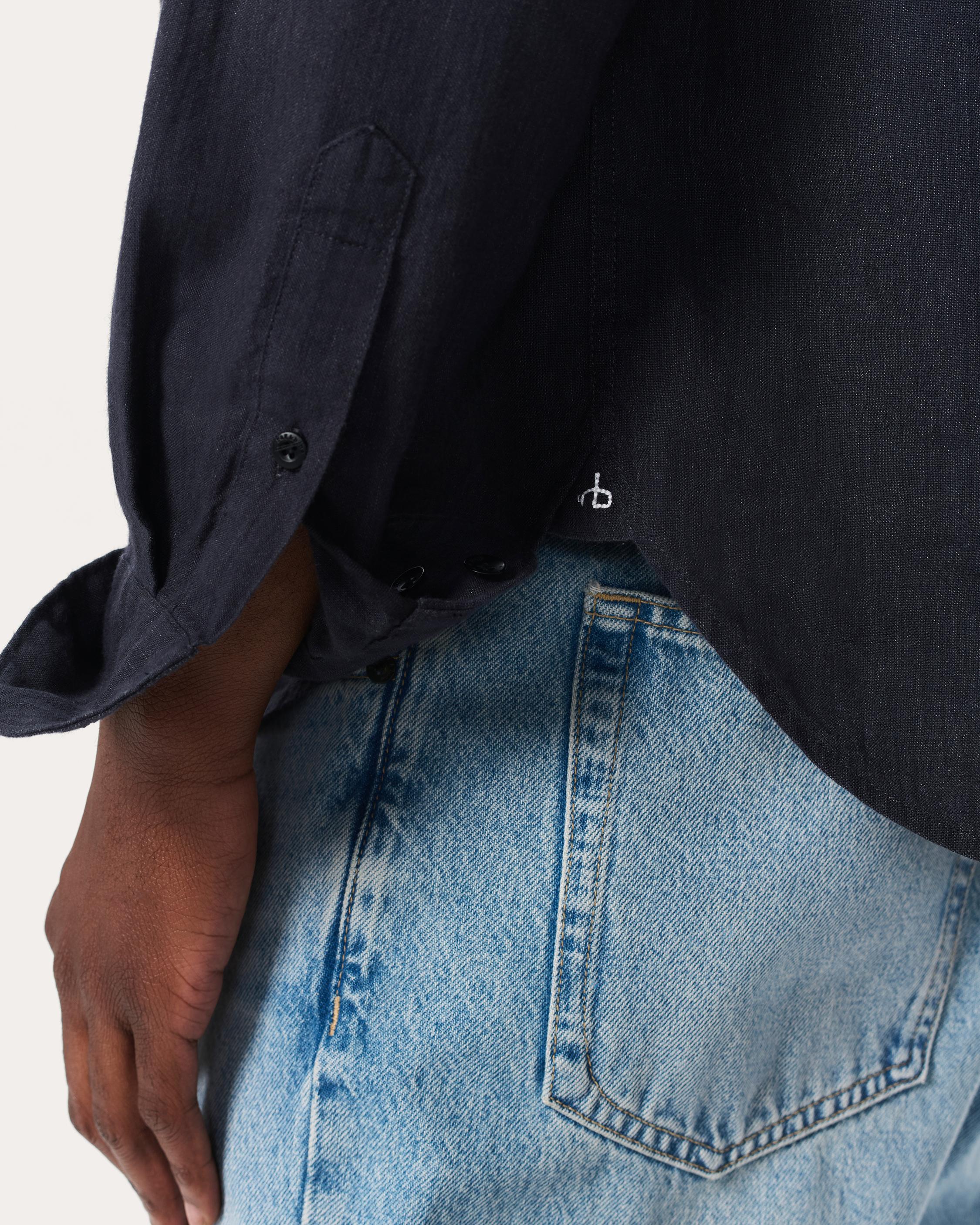 Finch Linen-Blend Shirt image number 6