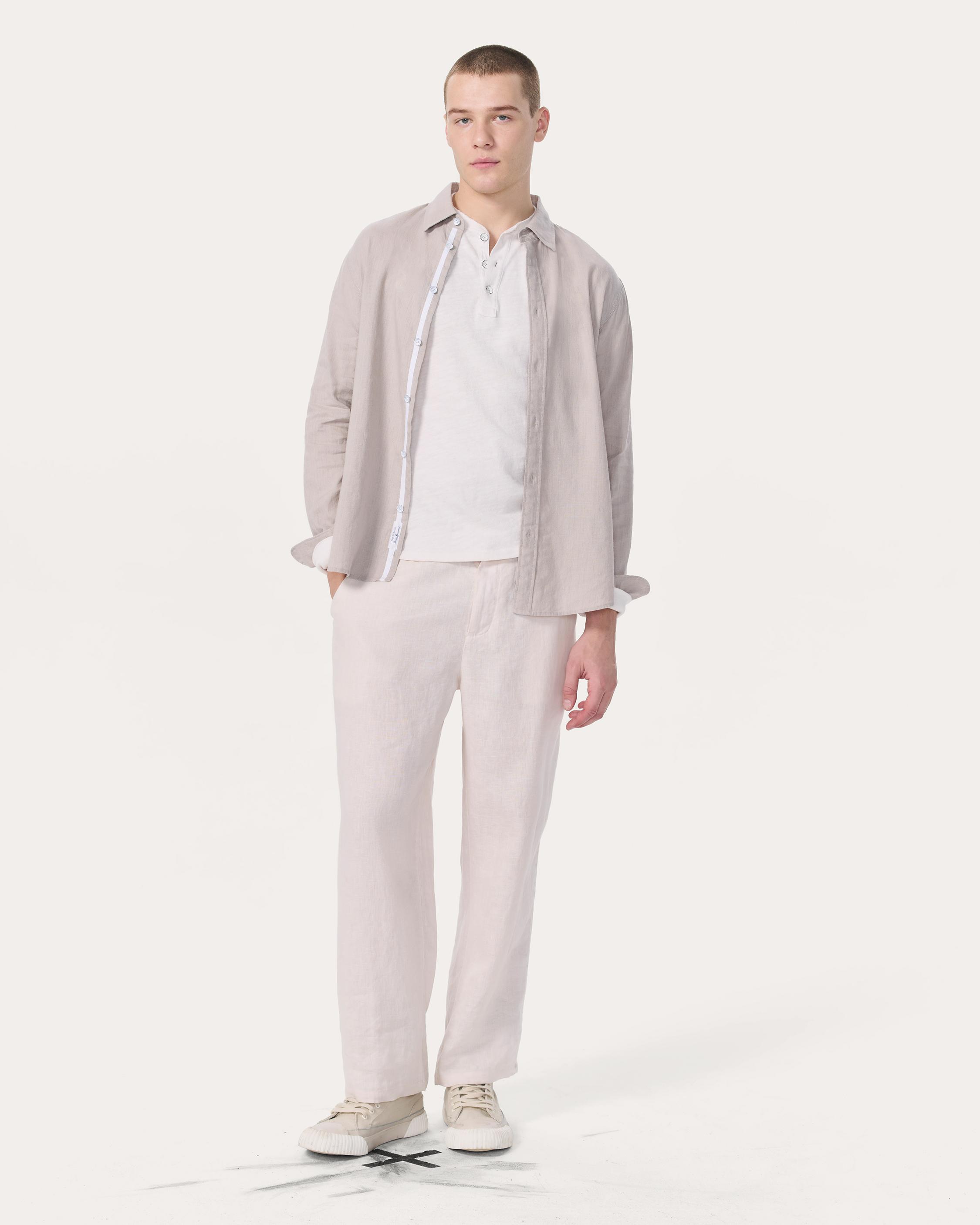 Finch Linen-Blend Shirt image number 3