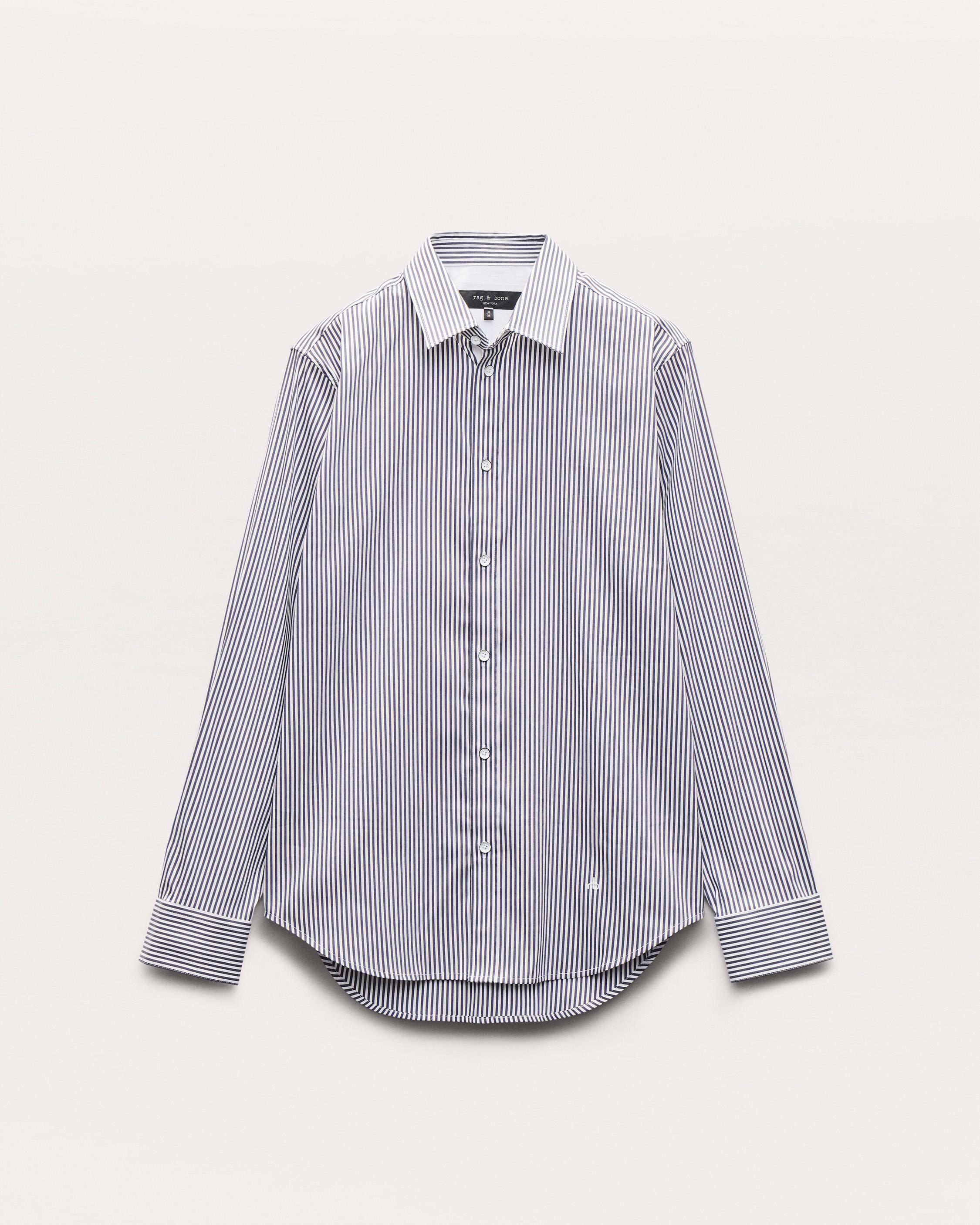 Patrick Striped Poplin Shirt image number 2