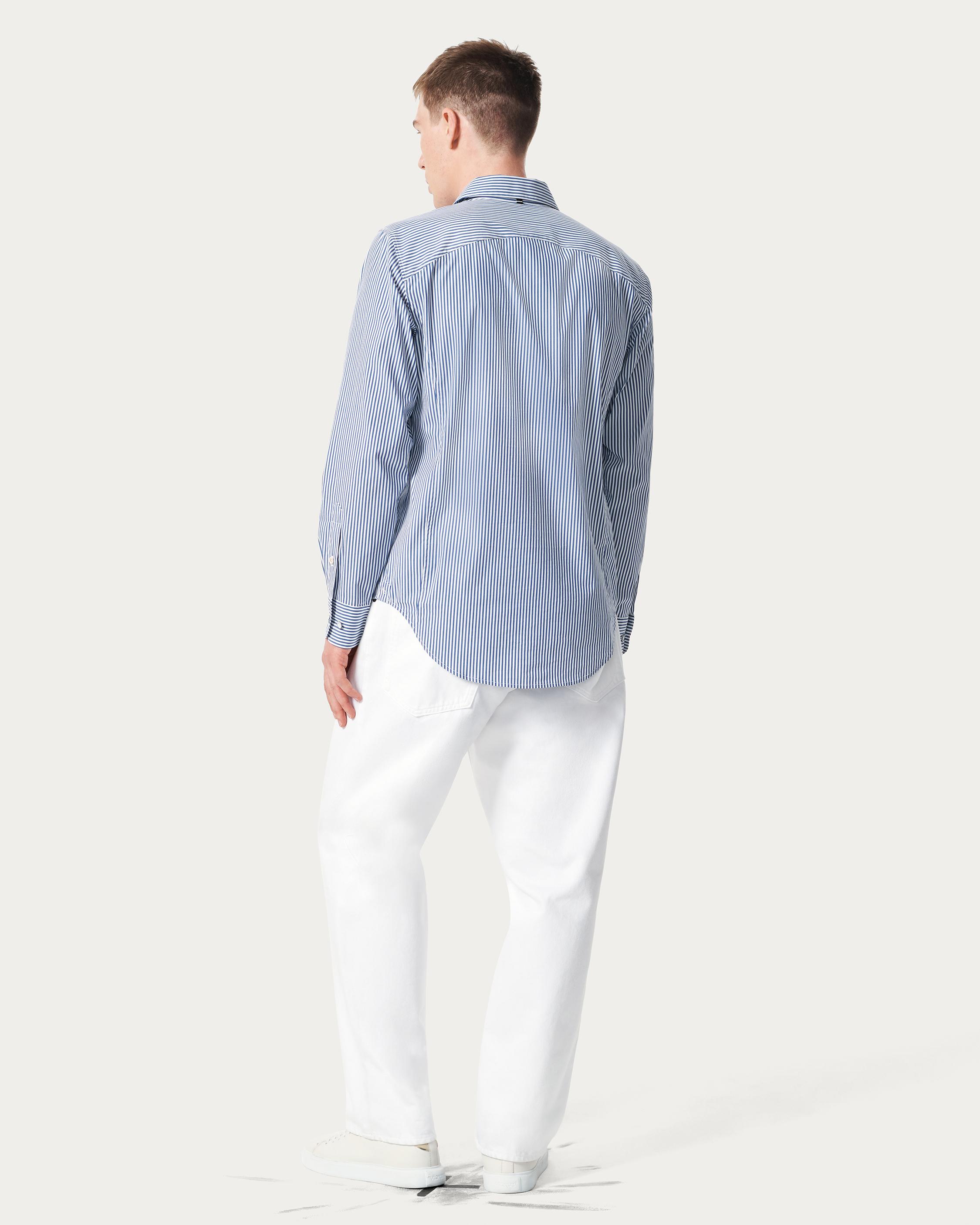 Patrick Striped Poplin Shirt image number 6