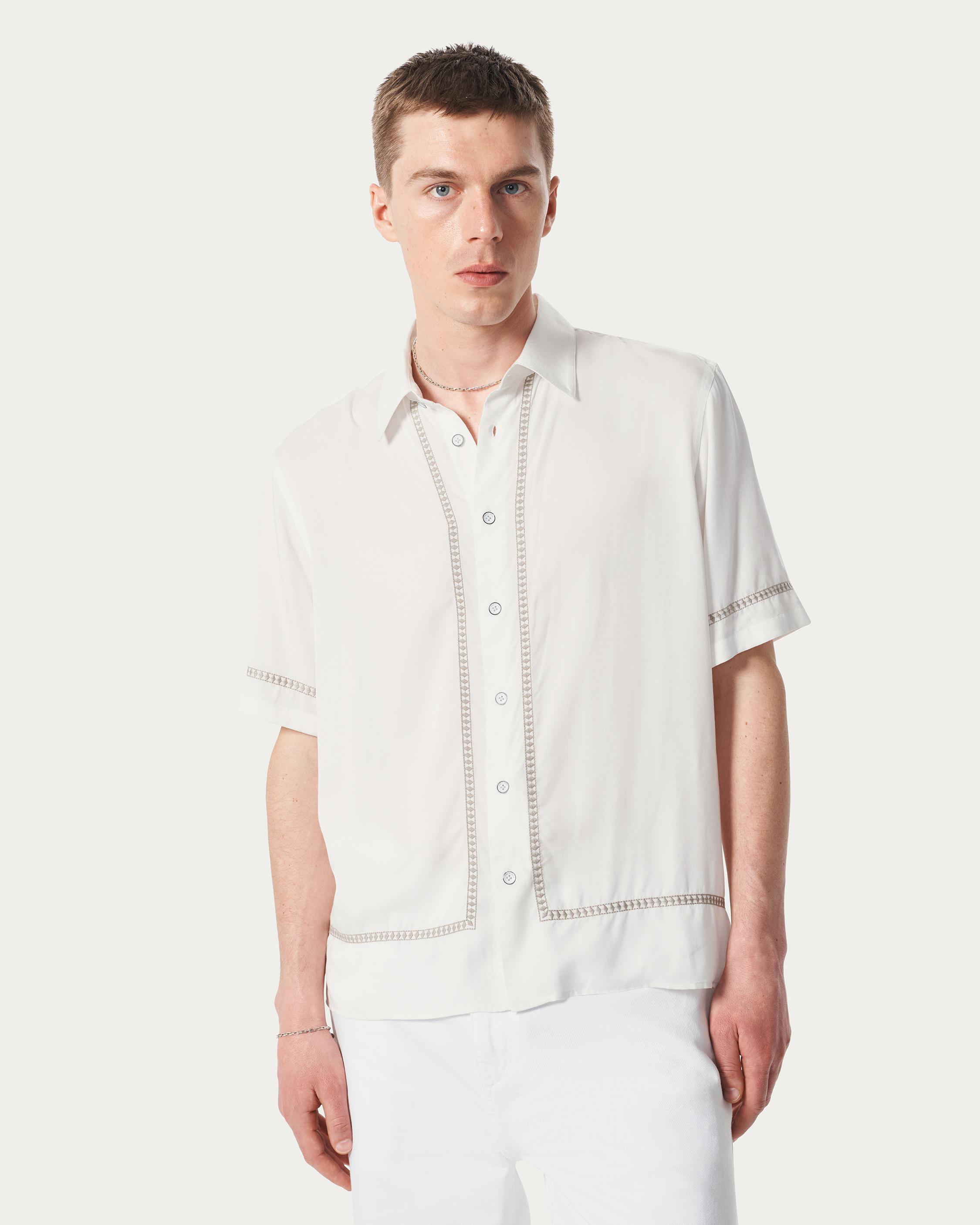Dalton Embroidered Shirt image number 1