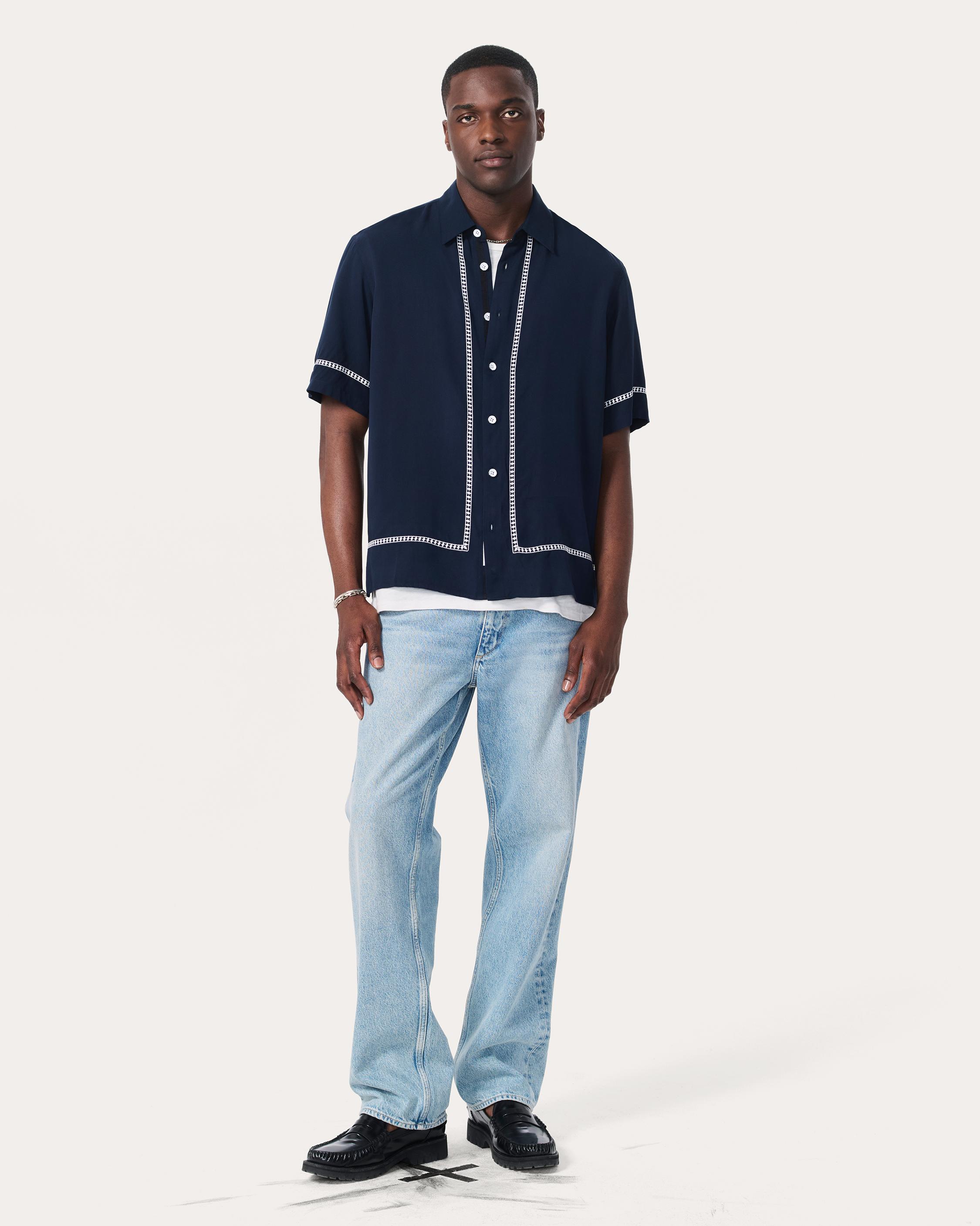 Dalton Embroidered Shirt image number 3