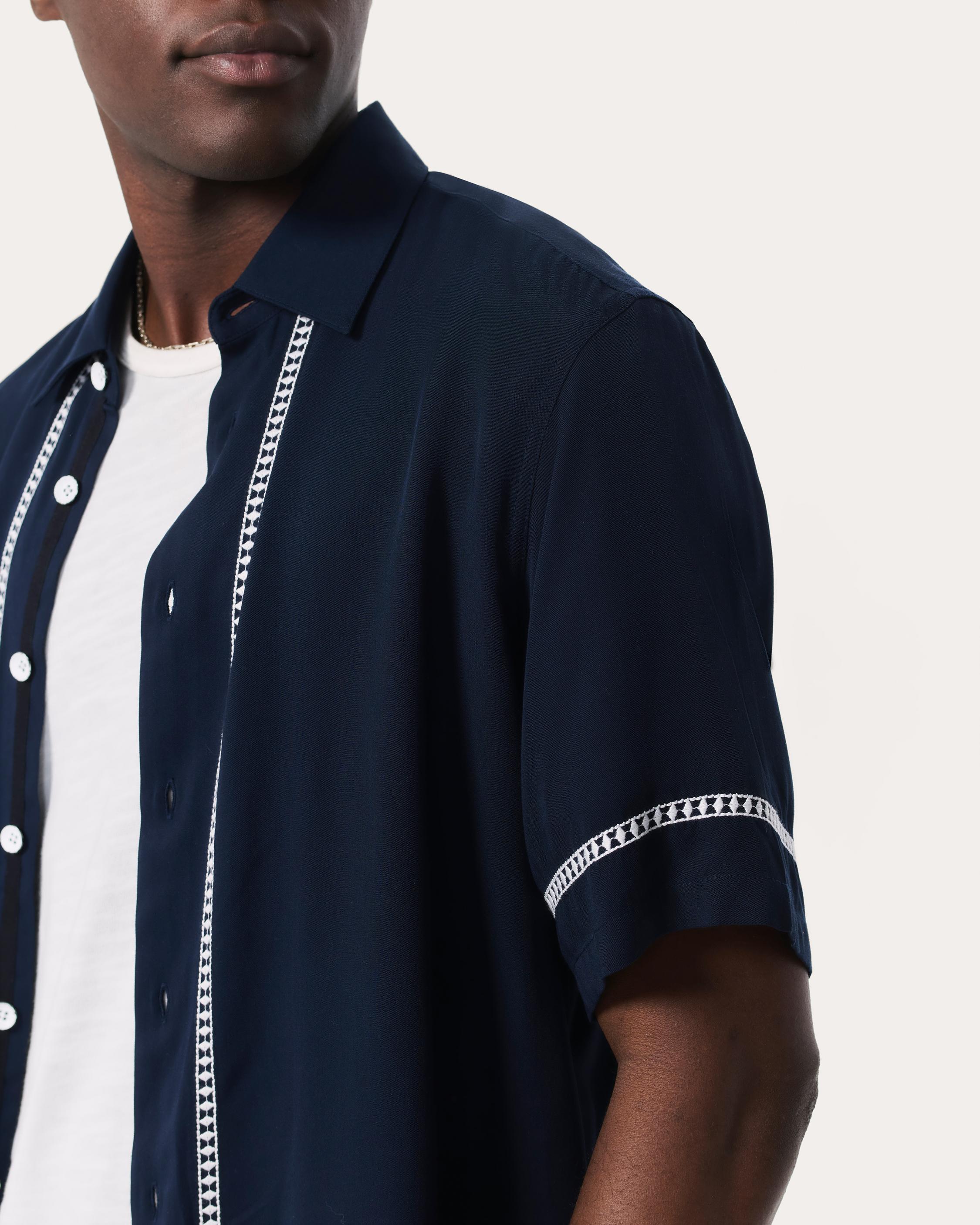 Dalton Embroidered Shirt image number 4