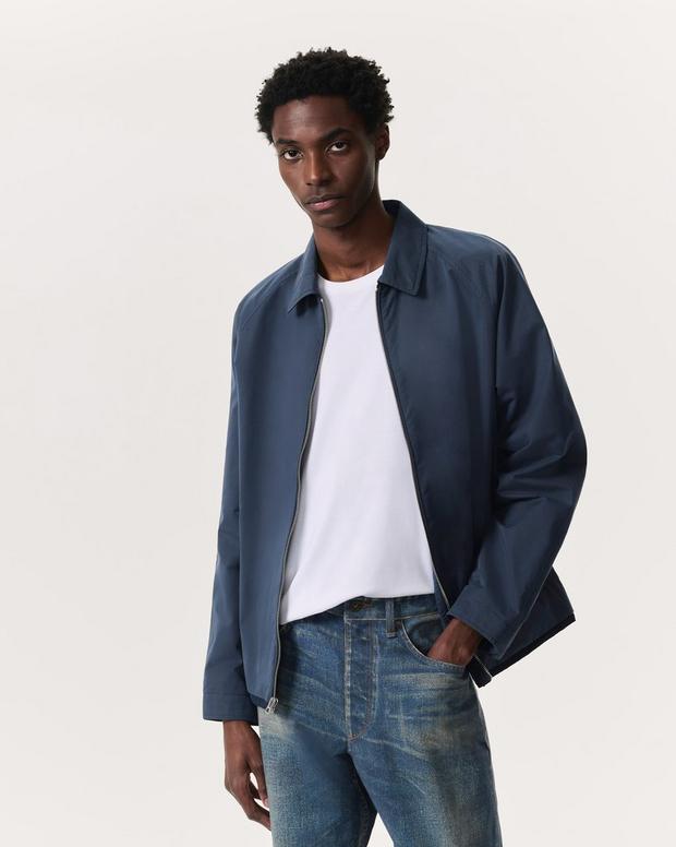 Chester Cotton-Blend Blouson Jacket - Ink Blue | rag & bone Chester Cotton-Blend Blouson Jacket - Ink Blue | rag & bone
