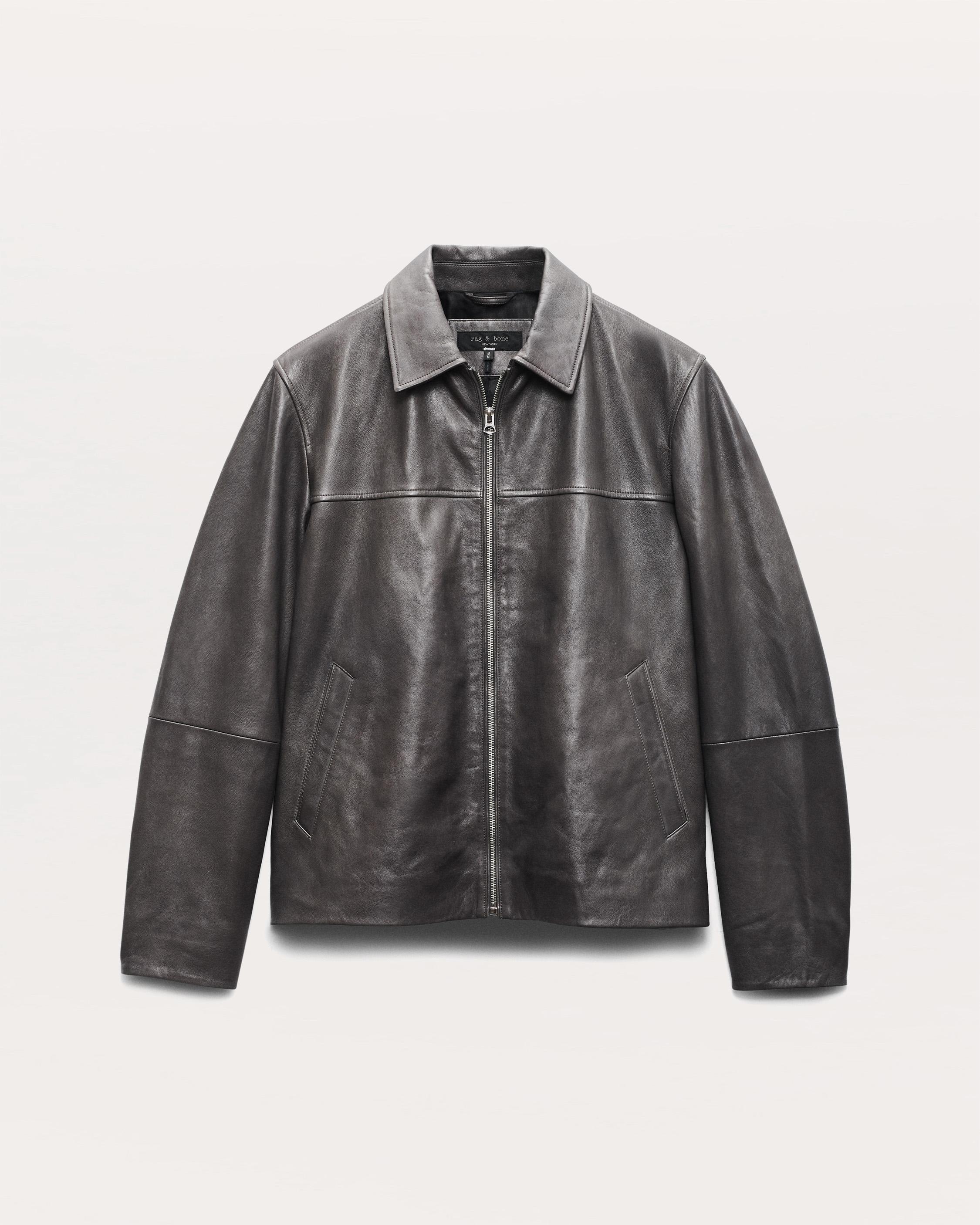 Melrose Leather Blouson Jacket